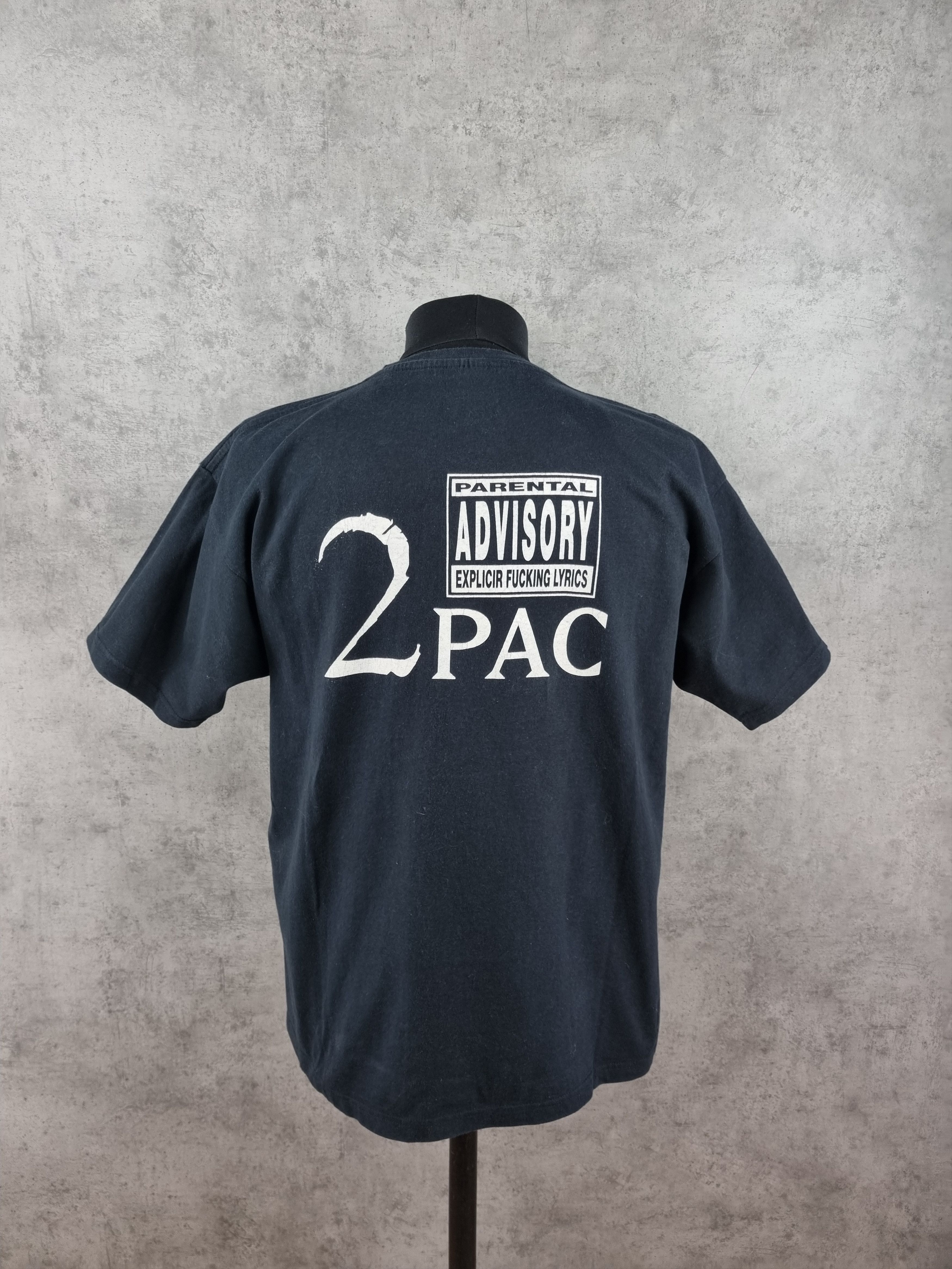 Rap Tees × Vintage Vintage Tupac Shakur Portrait Rare Print Rap Tee Size US XL / EU 56 / 4 - 8 Thumbnail