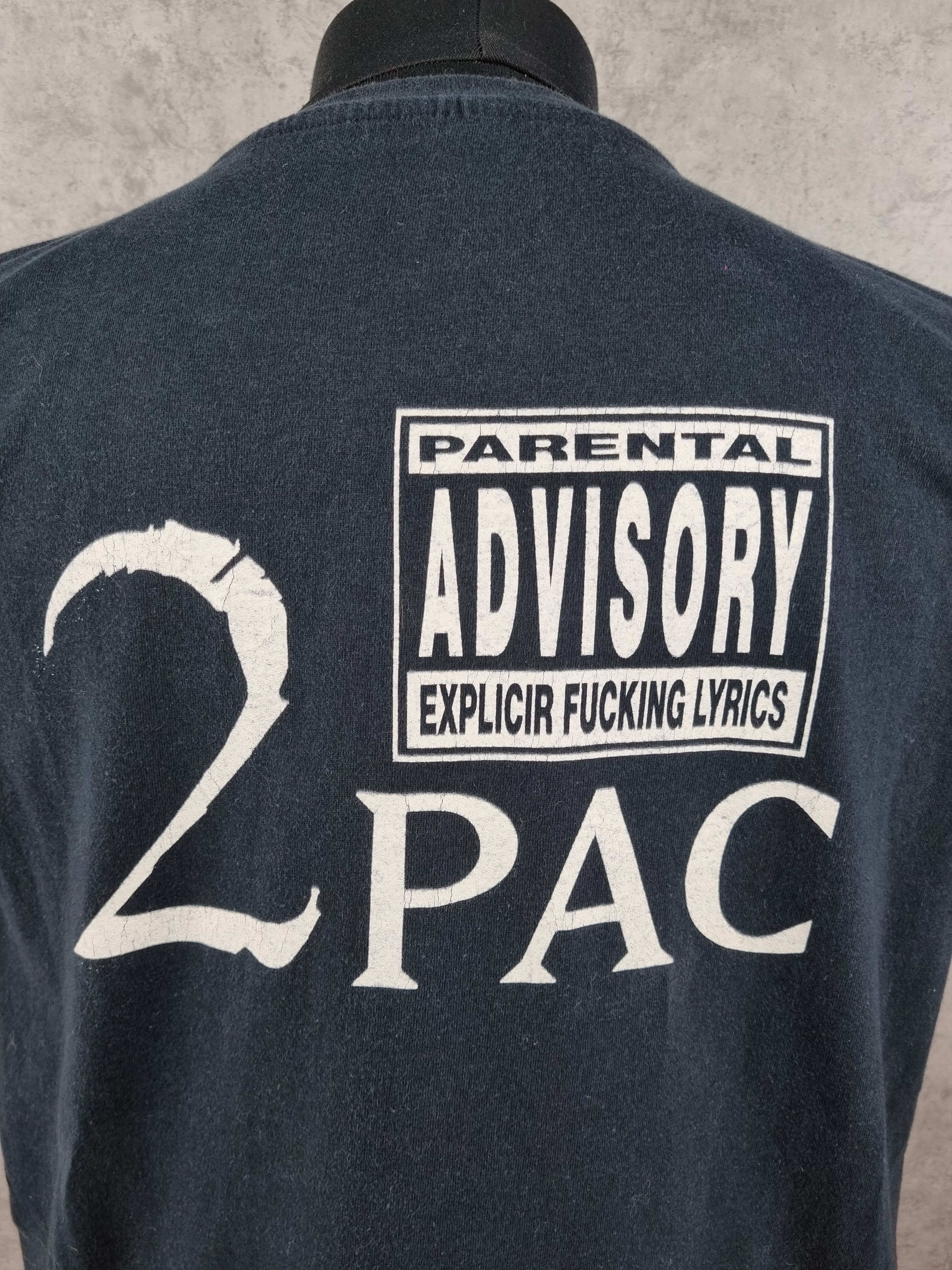Rap Tees × Vintage Vintage Tupac Shakur Portrait Rare Print Rap Tee Size US XL / EU 56 / 4 - 7 Thumbnail
