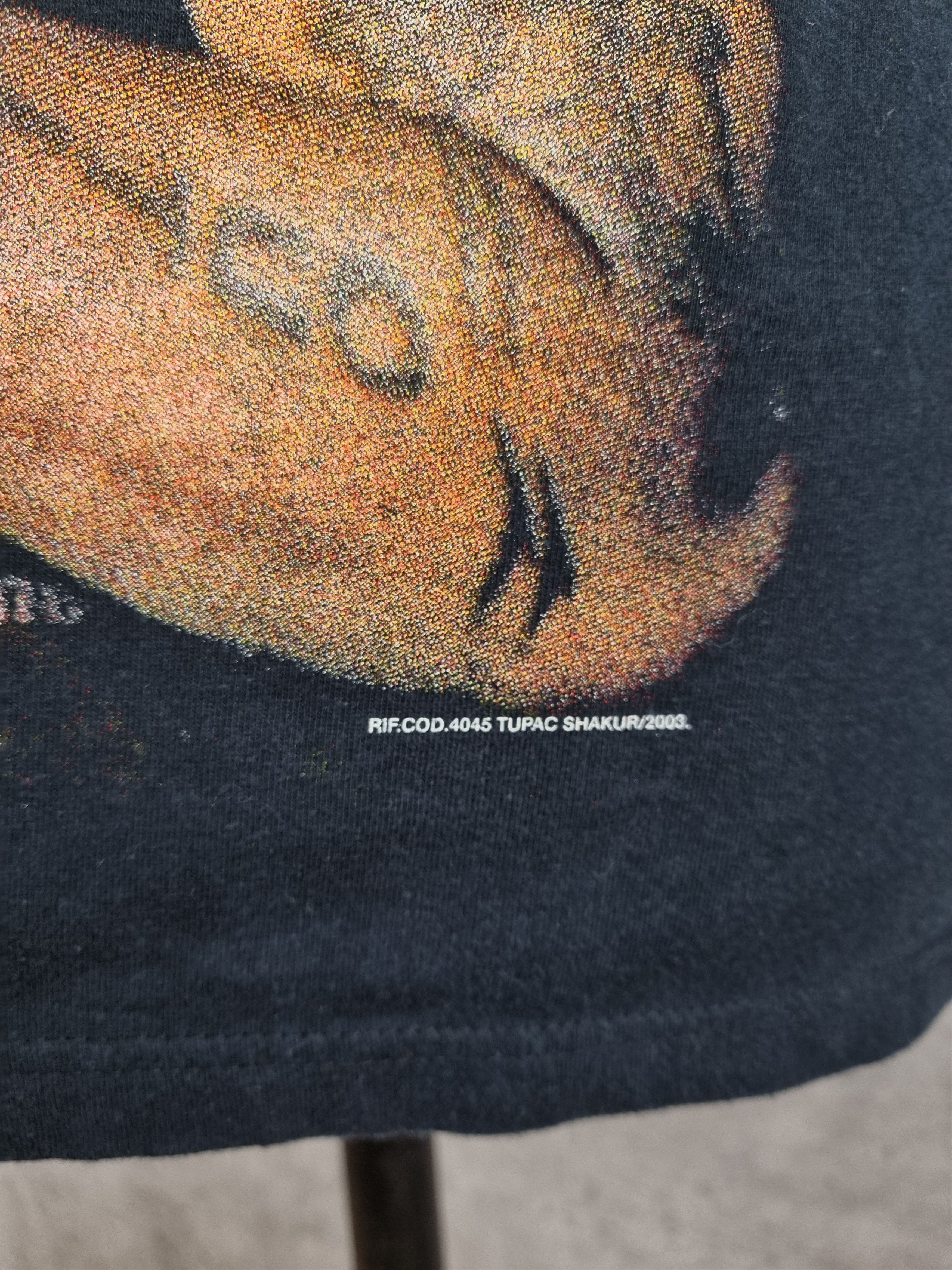 Rap Tees × Vintage Vintage Tupac Shakur Portrait Rare Print Rap Tee Size US XL / EU 56 / 4 - 5 Thumbnail