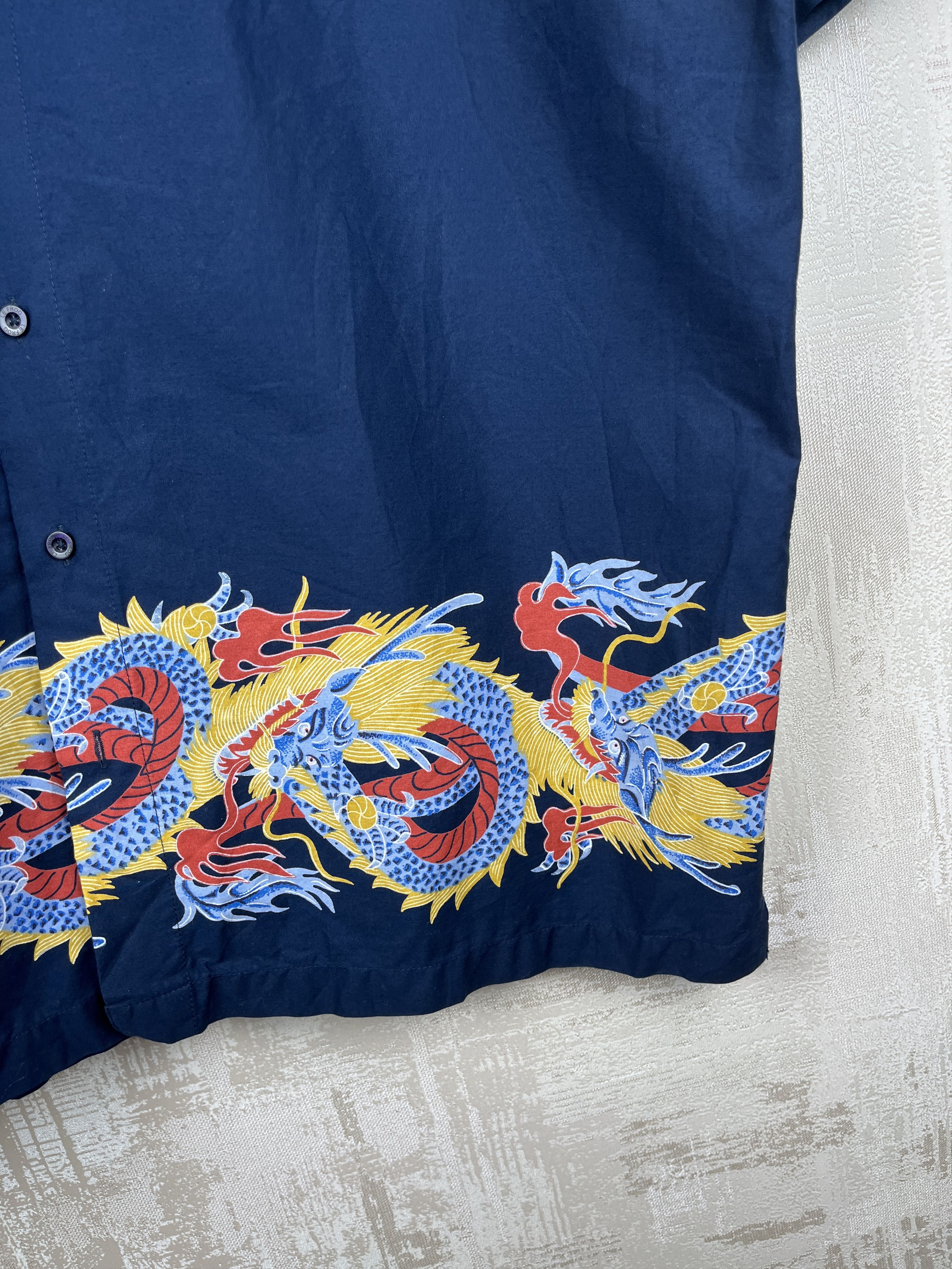 Japanese Brand Vintage Dragons Aloha Hawaiian Beach Japan Shirt Y2K Size US XXL / EU 58 / 5 - 7 Thumbnail