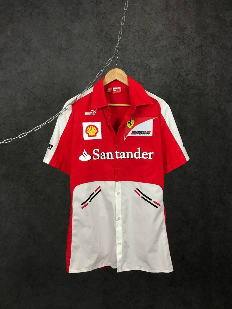 Ferrari × Vintage Ferrari vintage racing overprinted shirt Size US M / EU 48-50 / 2 - 1 Thumbnail
