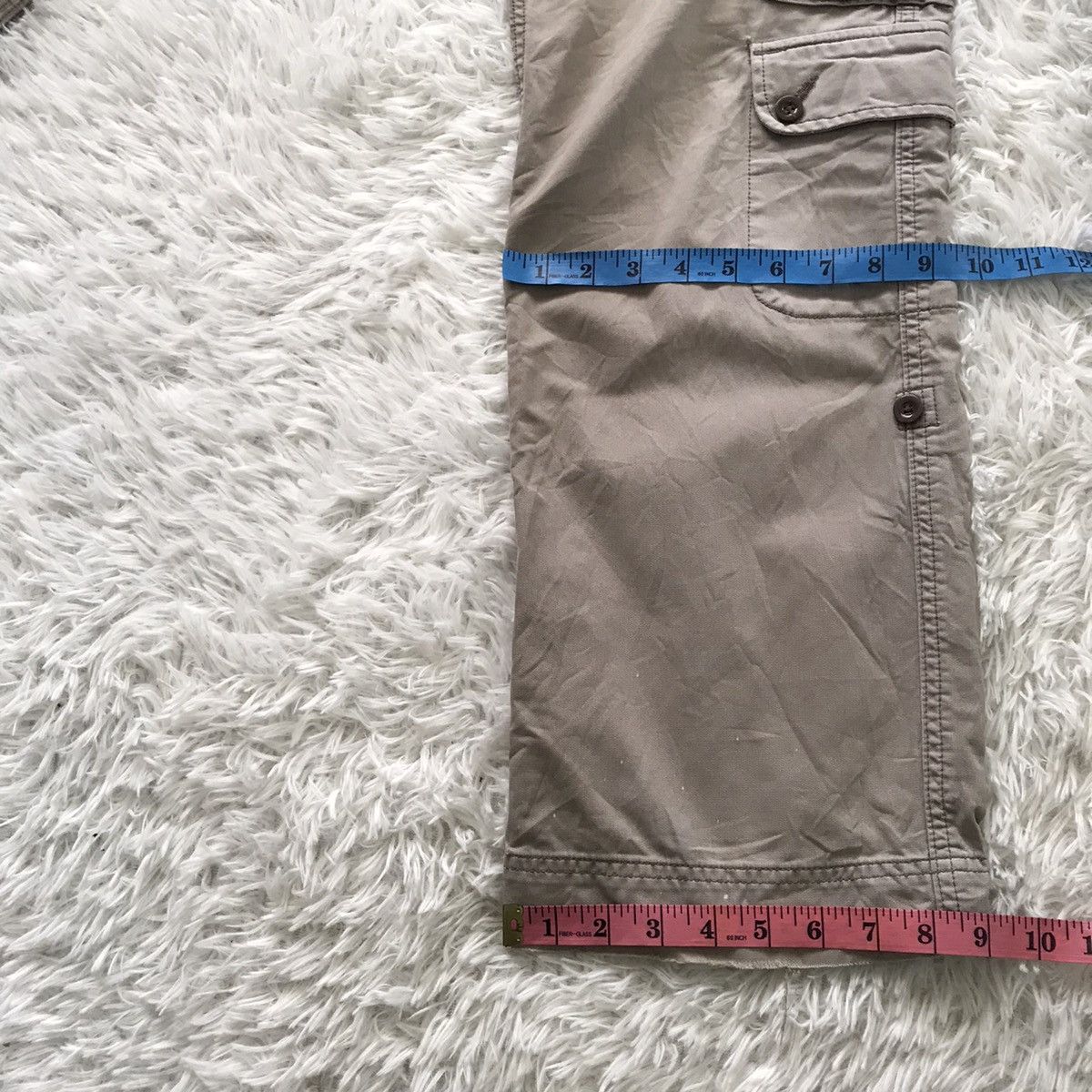 Gap Gap double knee khakis cargo pant multi pockets (faded) Size US 33 - 11 Thumbnail
