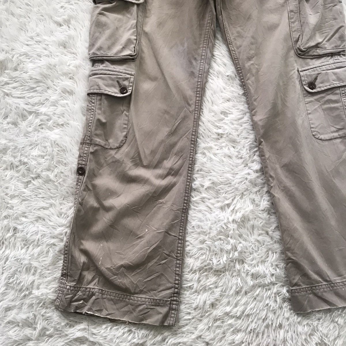 Gap Gap double knee khakis cargo pant multi pockets (faded) Size US 33 - 3 Thumbnail