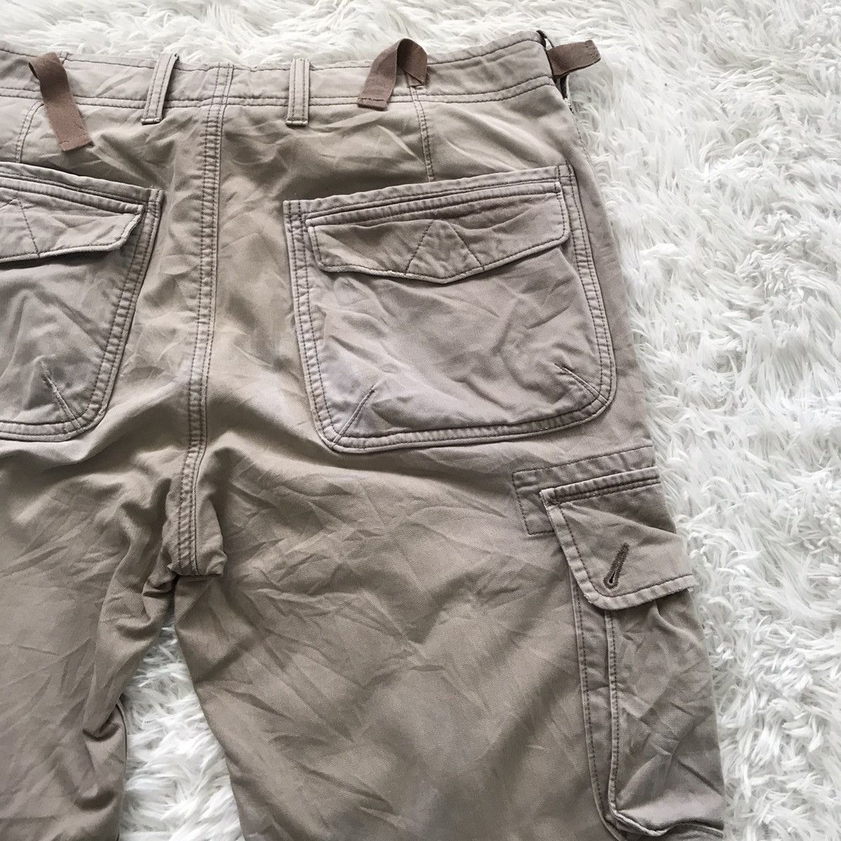 Gap Gap double knee khakis cargo pant multi pockets (faded) Size US 33 - 17 Thumbnail