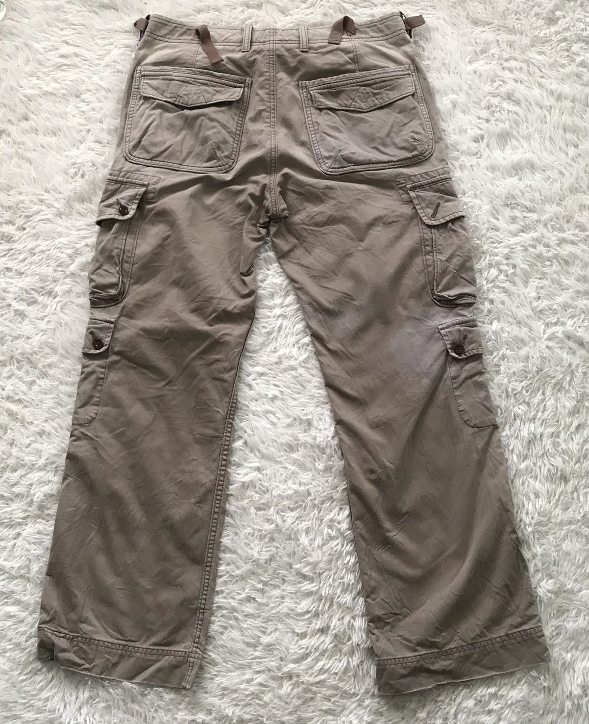 Gap Gap double knee khakis cargo pant multi pockets (faded) Size US 33 - 15 Thumbnail