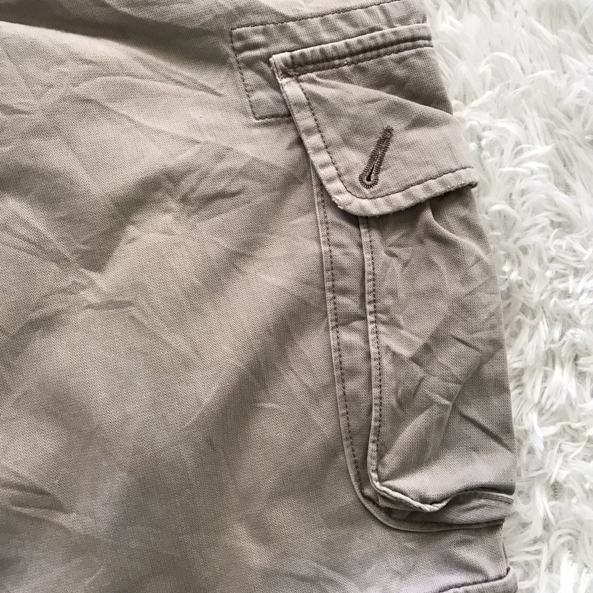 Gap Gap double knee khakis cargo pant multi pockets (faded) Size US 33 - 19 Thumbnail