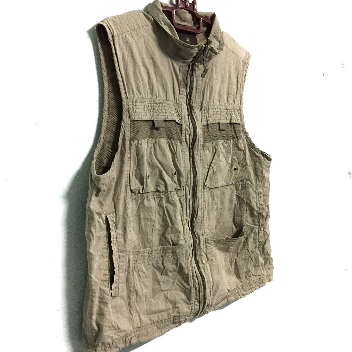 Japanese Brand FIRST DOWN EXPLORATION MORE POCKETS VEST Size US L / EU 52-54 / 3 - 5 Thumbnail