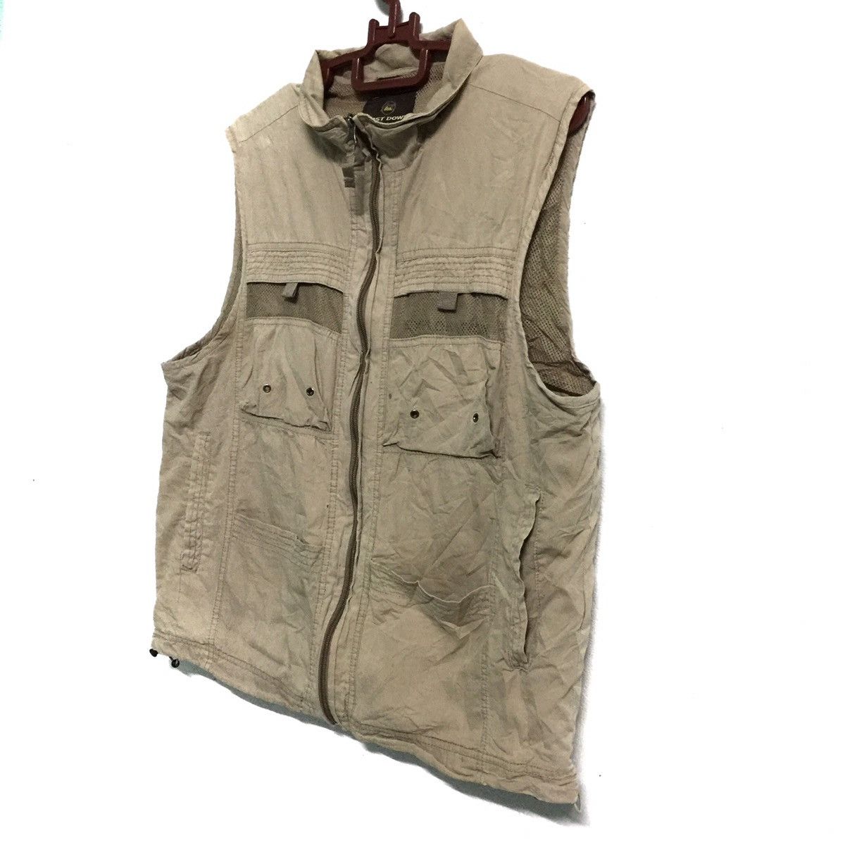 Japanese Brand FIRST DOWN EXPLORATION MORE POCKETS VEST Size US L / EU 52-54 / 3 - 4 Thumbnail