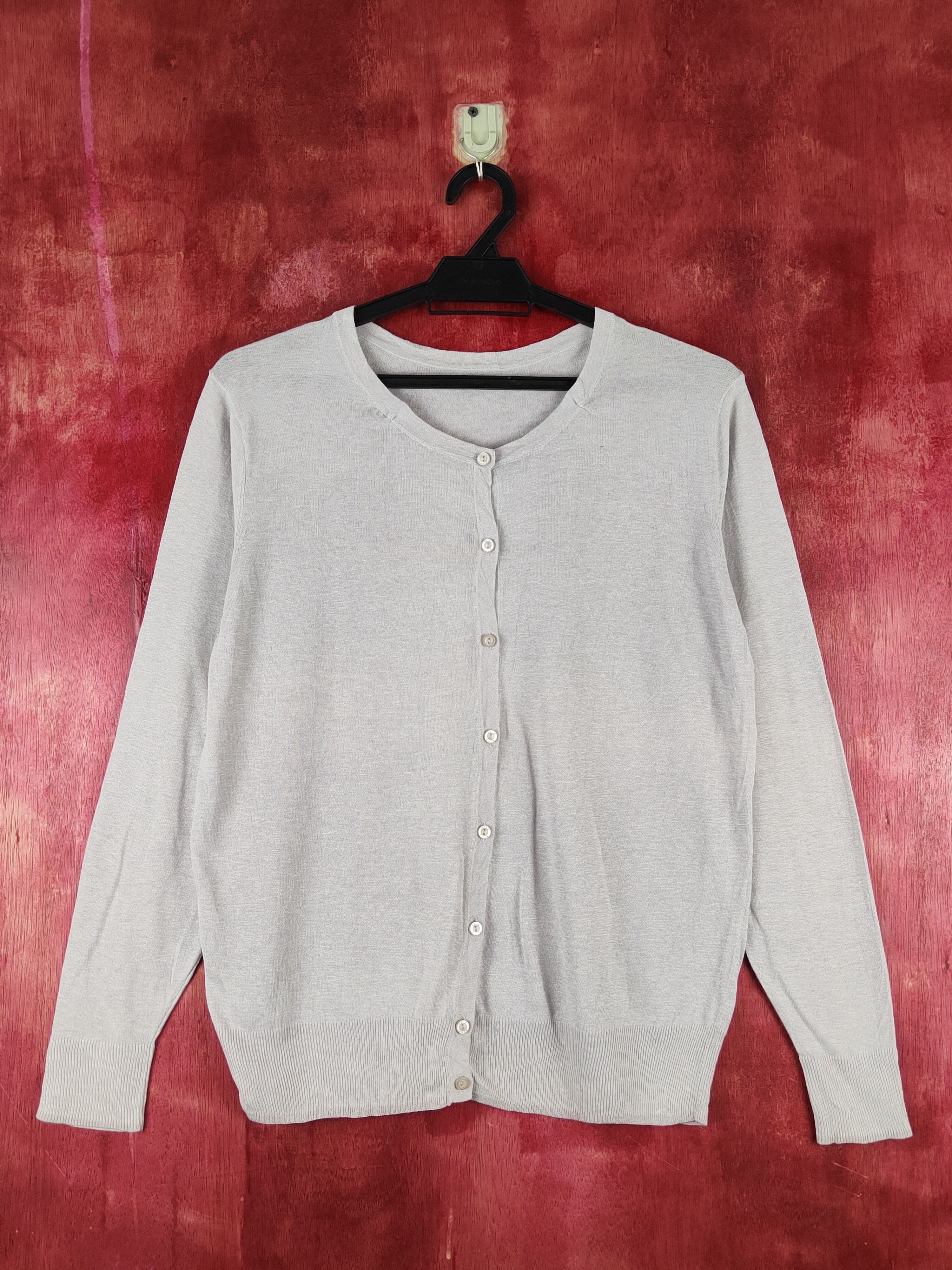 Homespun Knitwear × Japanese Brand Japanese Brand Gray Knitwear Cardigan #S1208 Size M / US 6-8 / IT 42-44 - 1 Thumbnail