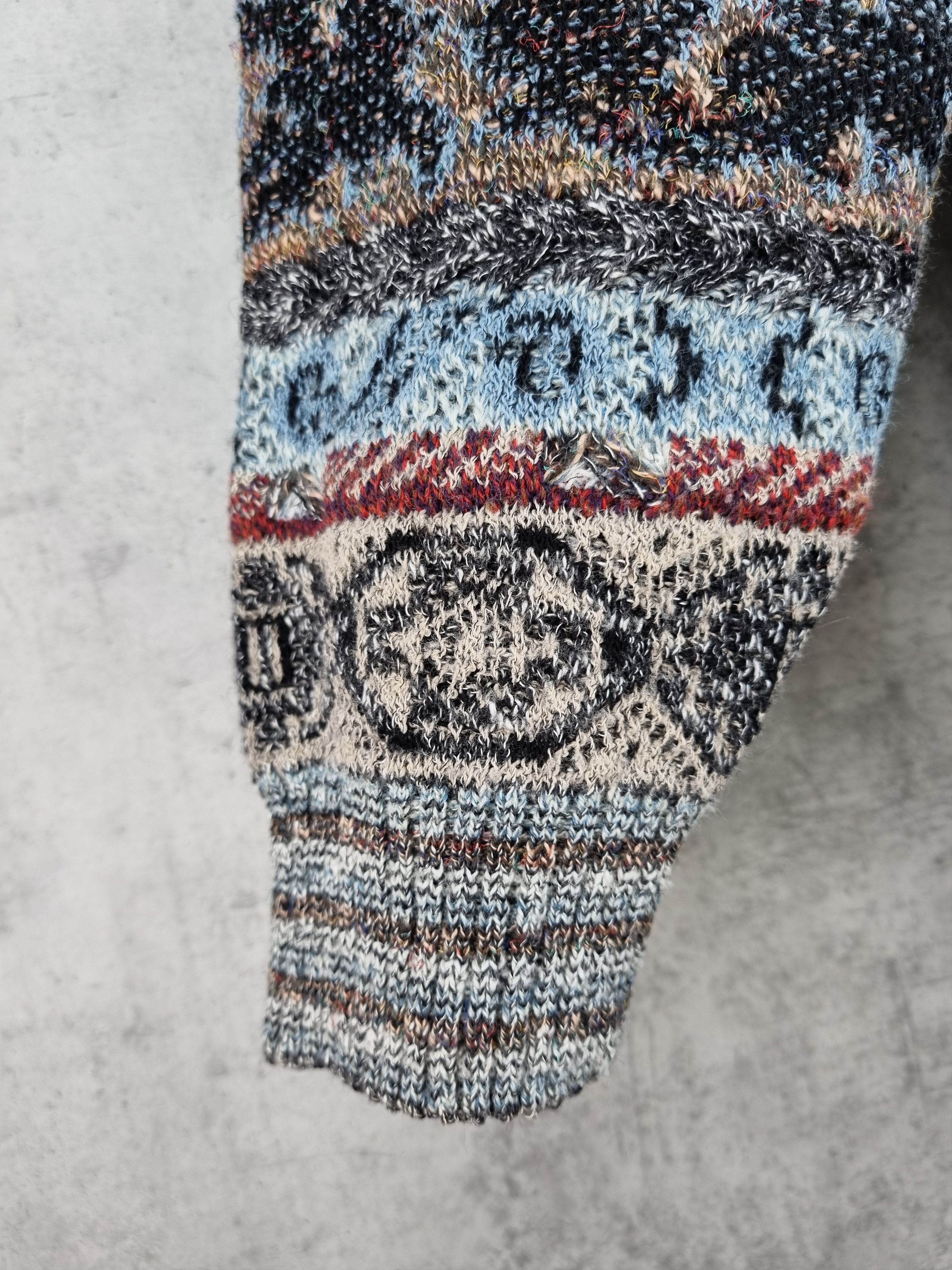 Japanese Brand × Vintage 80s Vintage Tundra Style Wool Sweater Made in ITALY Size US L / EU 52-54 / 3 - 15 Thumbnail