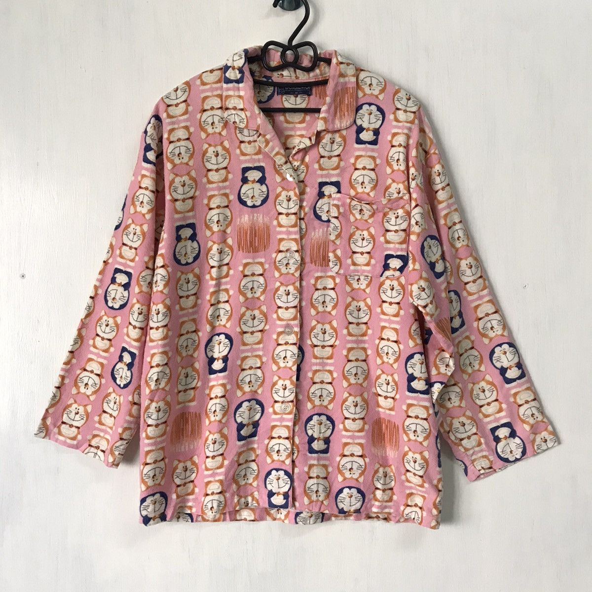 Anime 🔥Rare🔥 Vintage bandai doraemon shirt pyjamas Size US M / EU 48-50 / 2 - 2 Thumbnail