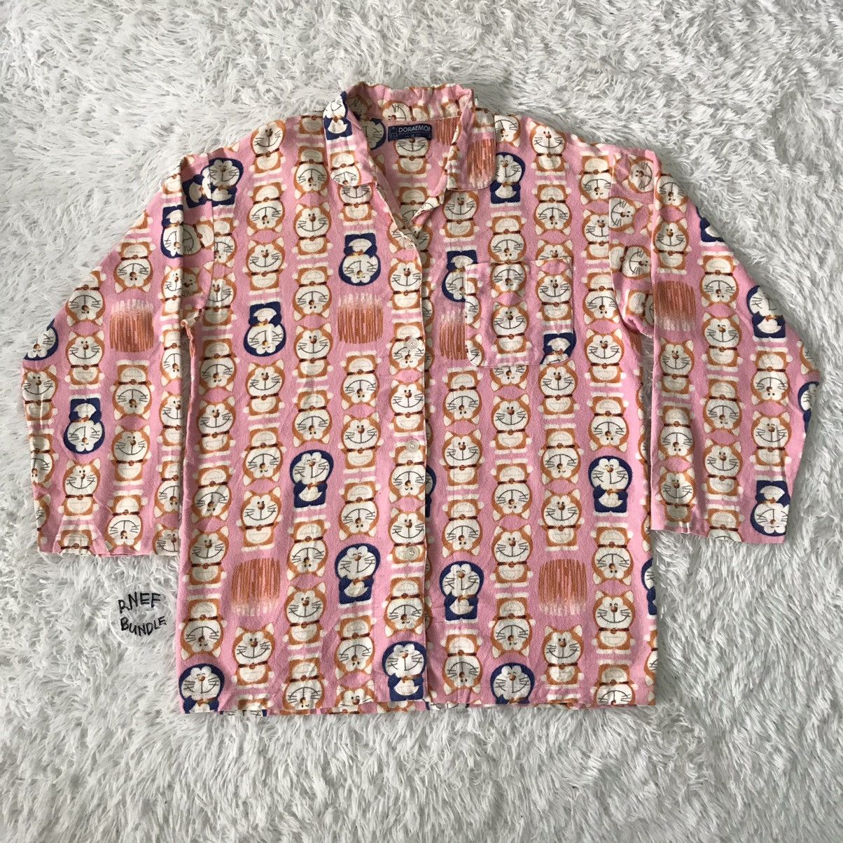 Anime 🔥Rare🔥 Vintage bandai doraemon shirt pyjamas Size US M / EU 48-50 / 2 - 1 Thumbnail