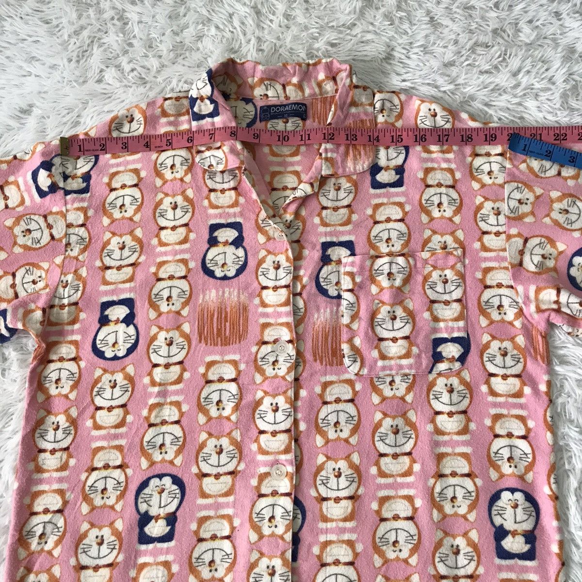 Anime 🔥Rare🔥 Vintage bandai doraemon shirt pyjamas Size US M / EU 48-50 / 2 - 17 Thumbnail