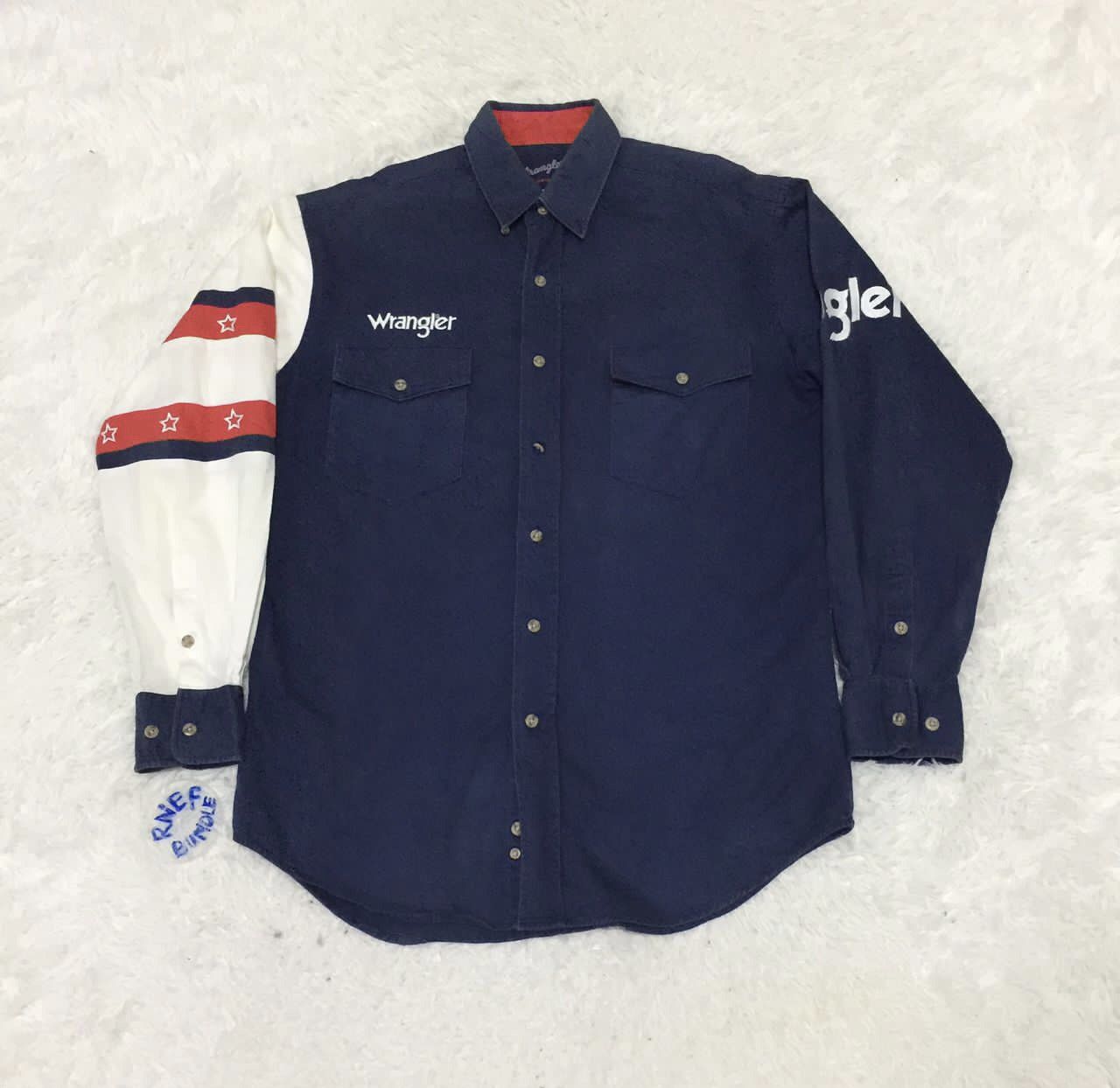 Wrangler Wrangler Western Shirt Big Logo Size US M / EU 48-50 / 2 - 1 Thumbnail