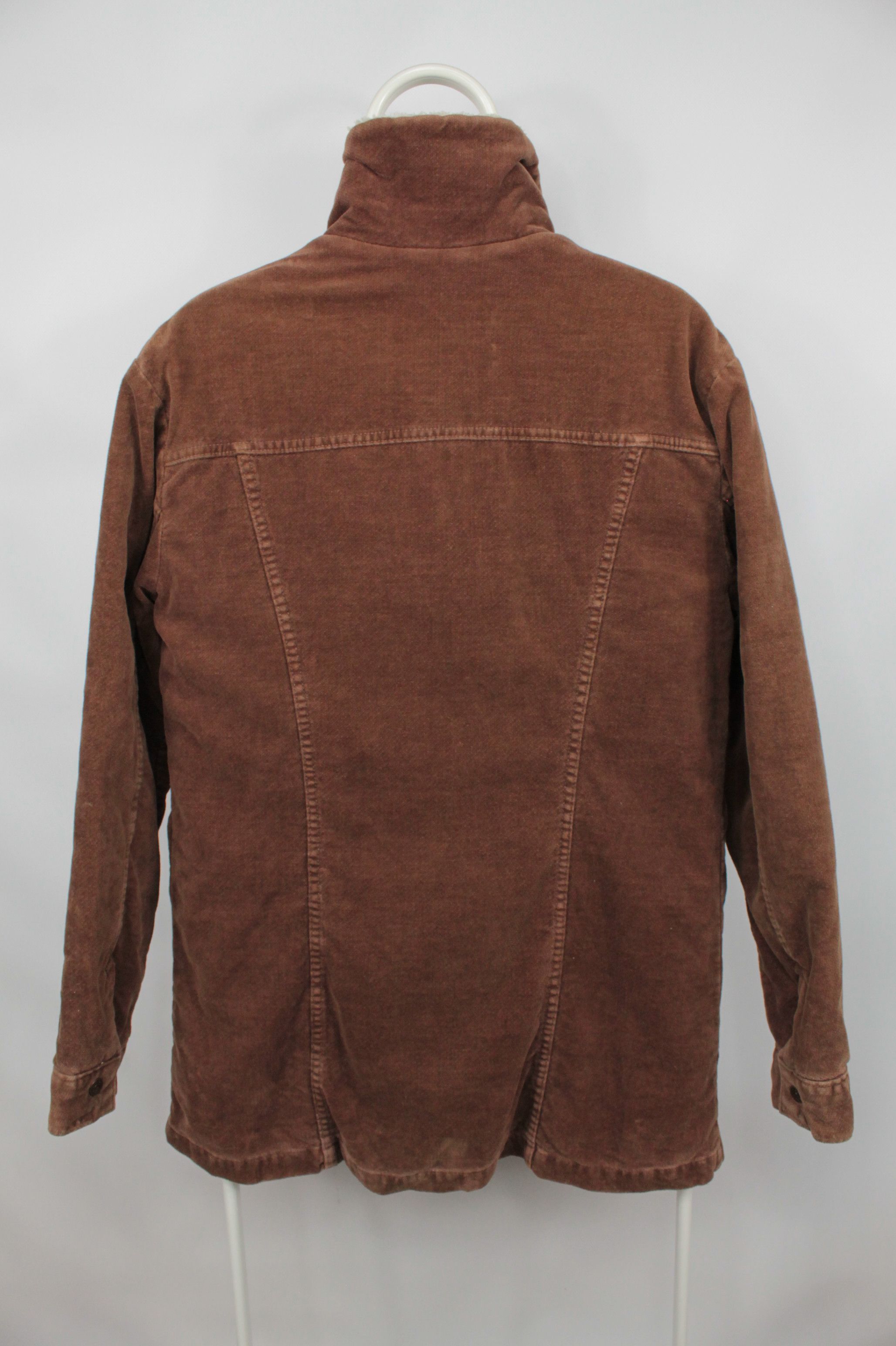 Levi's Vintage Levi’s Brown Corduroy Sherpa Jacket Long WMNS Size L / US 10 / IT 46 - 6 Thumbnail