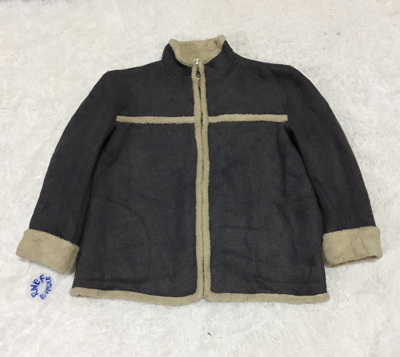 Japanese Brand Bashecinq sherpa jacket Size US L / EU 52-54 / 3 - 1 Thumbnail