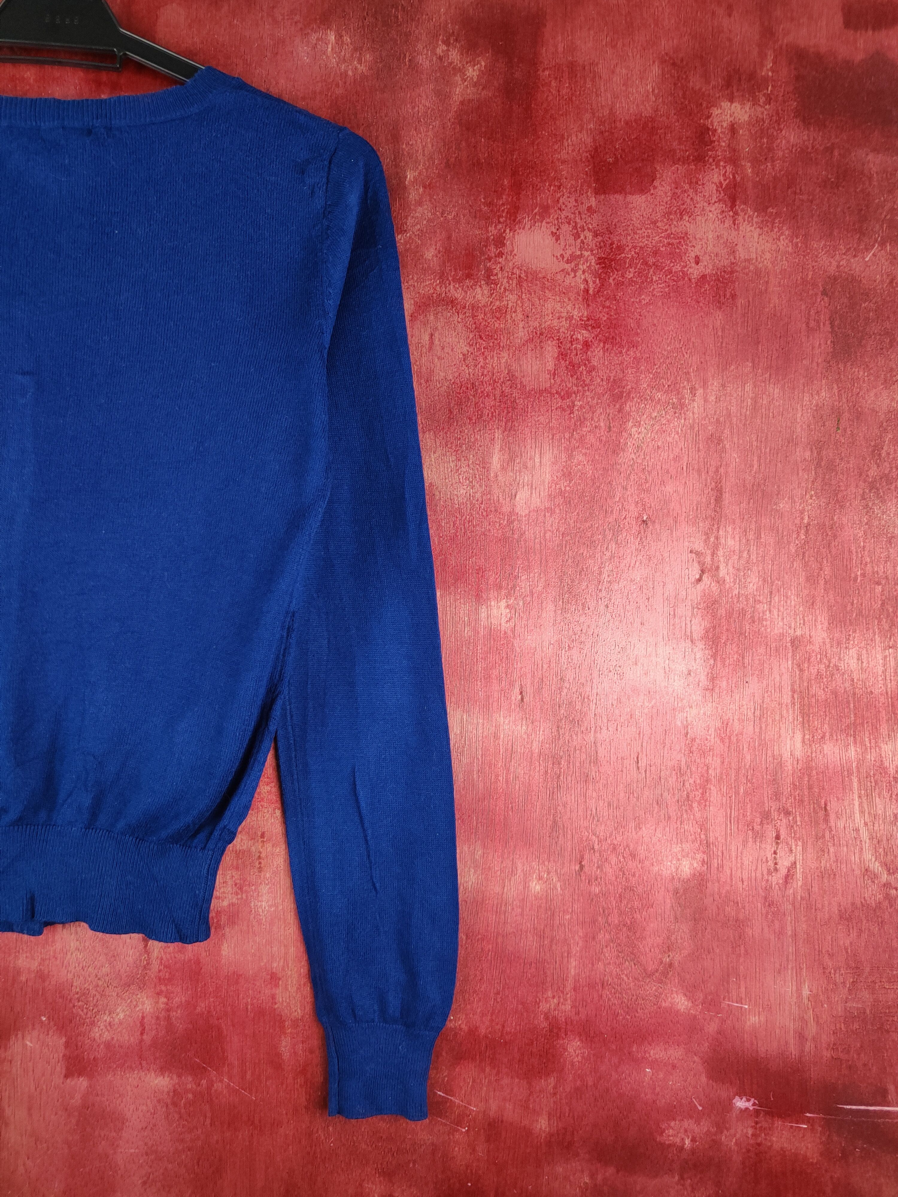 Homespun Knitwear × Japanese Brand Sorridere Navy Knitwear Cardigan japan vintage #S1203 Size S / US 4 / IT 40 - 9 Thumbnail