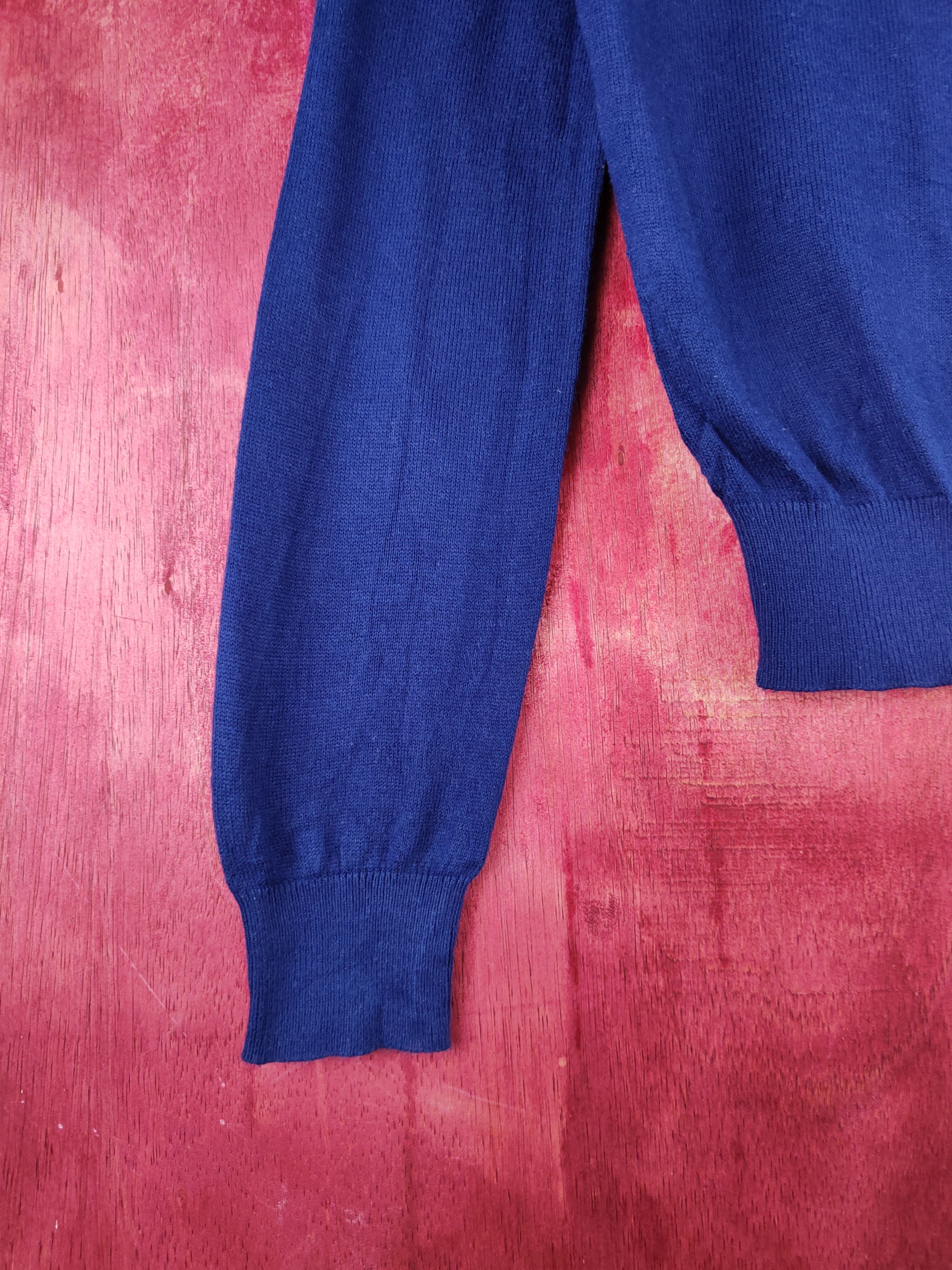Homespun Knitwear × Japanese Brand Sorridere Navy Knitwear Cardigan japan vintage #S1203 Size S / US 4 / IT 40 - 4 Thumbnail