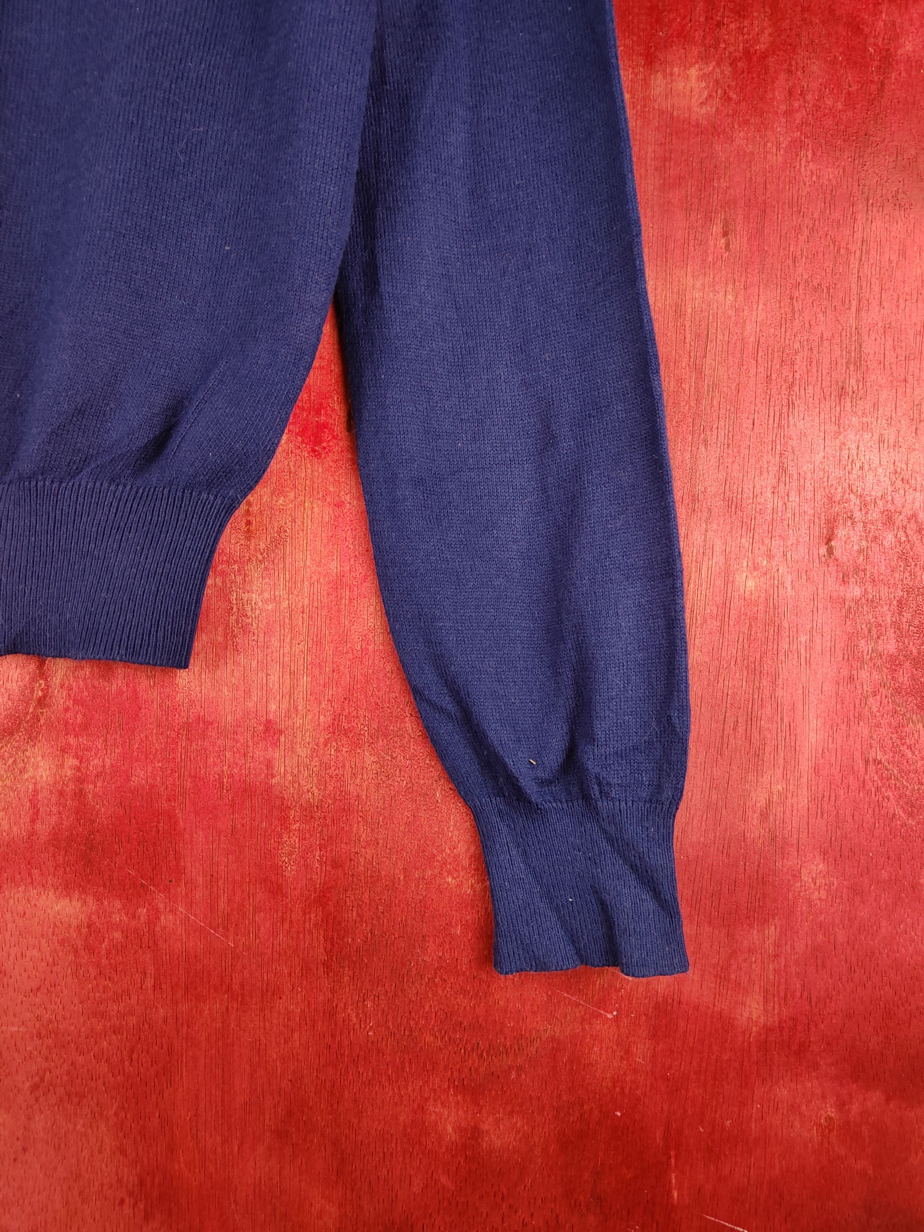 Homespun Knitwear × Japanese Brand Sorridere Navy Knitwear Cardigan japan vintage #S1203 Size S / US 4 / IT 40 - 6 Thumbnail