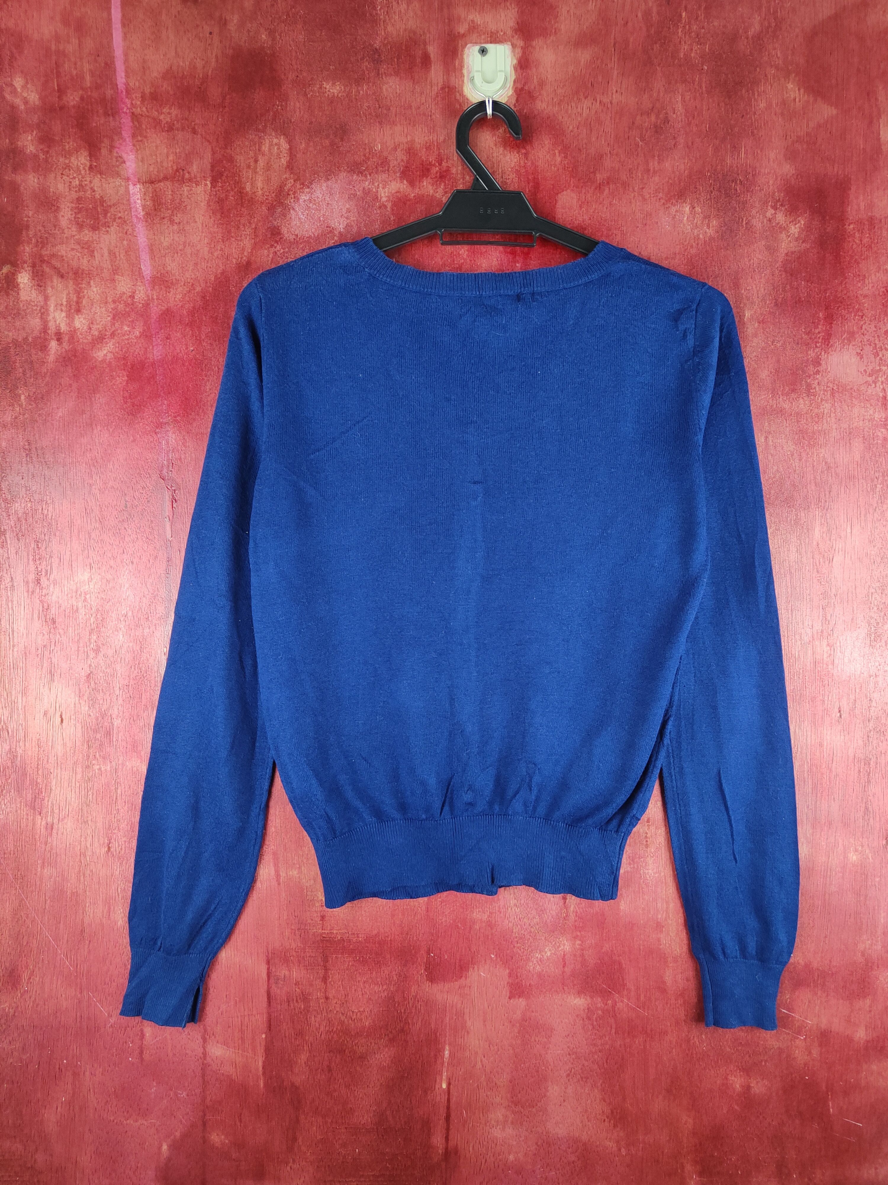 Homespun Knitwear × Japanese Brand Sorridere Navy Knitwear Cardigan japan vintage #S1203 Size S / US 4 / IT 40 - 7 Thumbnail