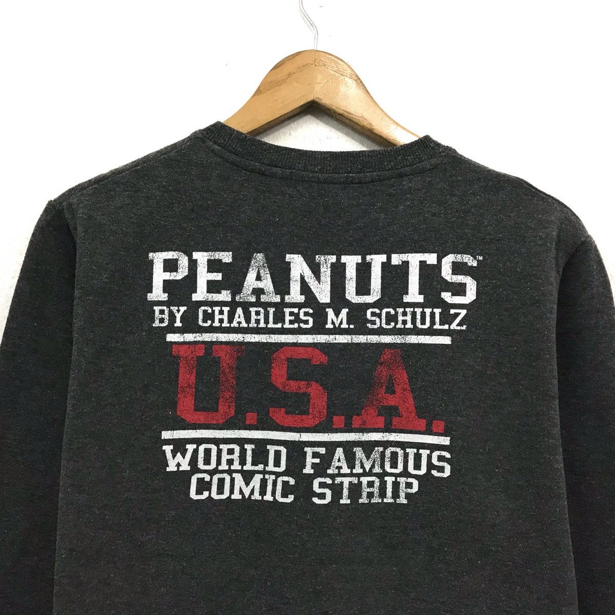 Japanese Brand × Peanuts × Vintage Vintage Peanuts Snoopy Sweatshirt Biglogo Snoopy Woodstock Size US S / EU 44-46 / 1 - 5 Thumbnail