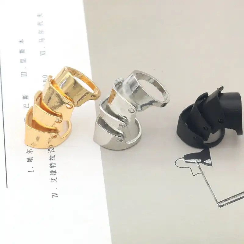 Japanese Brand Creative Joint Armor Knuckle Metal Ring Size ONE SIZE - 3 Thumbnail