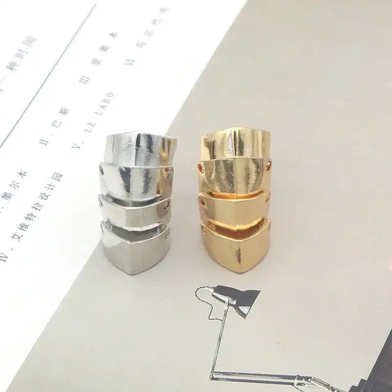 Japanese Brand Creative Joint Armor Knuckle Metal Ring Size ONE SIZE - 2 Thumbnail