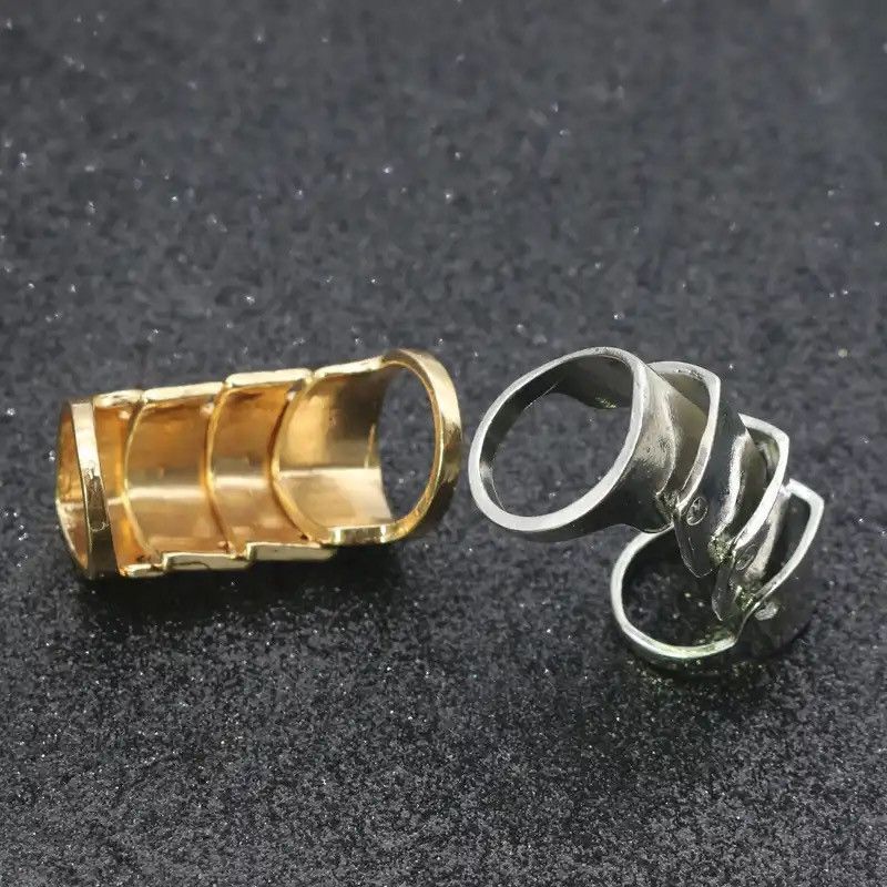 Japanese Brand Creative Joint Armor Knuckle Metal Ring Size ONE SIZE - 4 Thumbnail