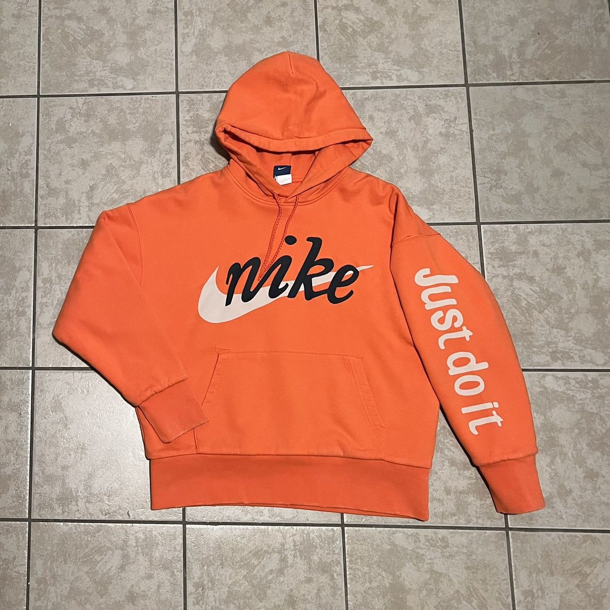 image of Cactus Plant Flea Market x Nike Cpfm Nike “Shoebox” Double Heavyweight Hooded Pullover in Orange (S