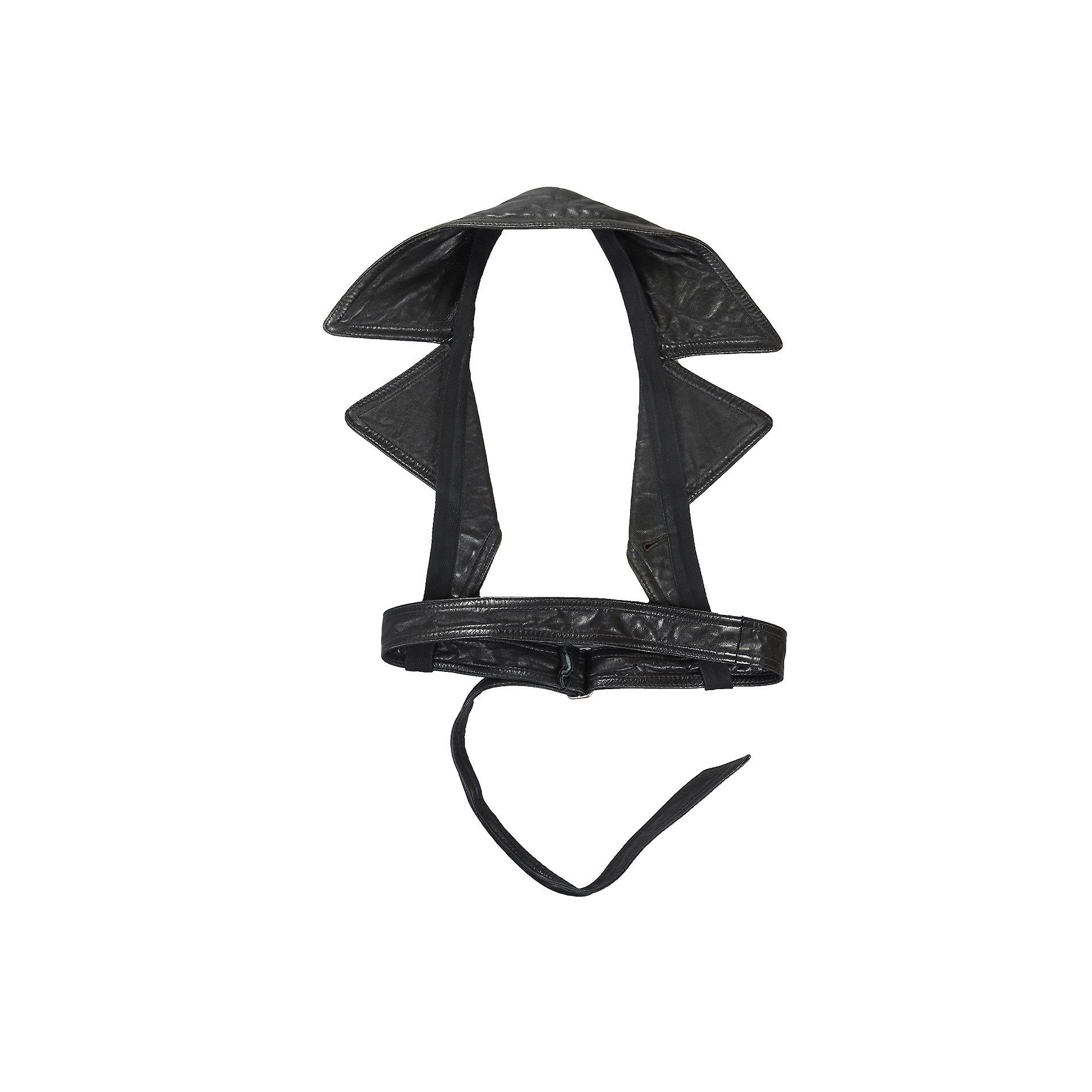 Maison Margiela AW92 Artisanal Reconstructed Black Leather Harness Size ONE SIZE - 2 Thumbnail