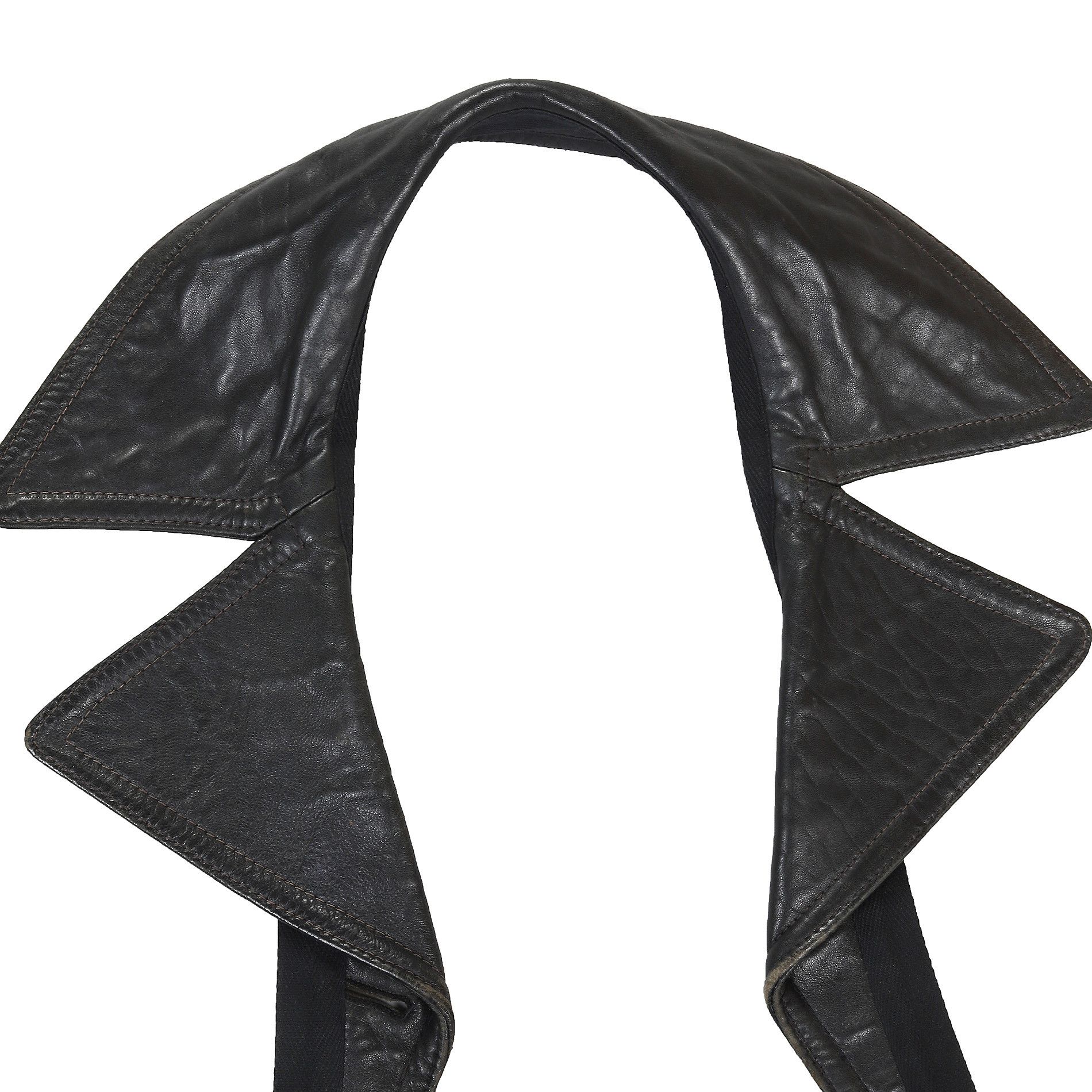 Maison Margiela AW92 Artisanal Reconstructed Black Leather Harness Size ONE SIZE - 3 Thumbnail