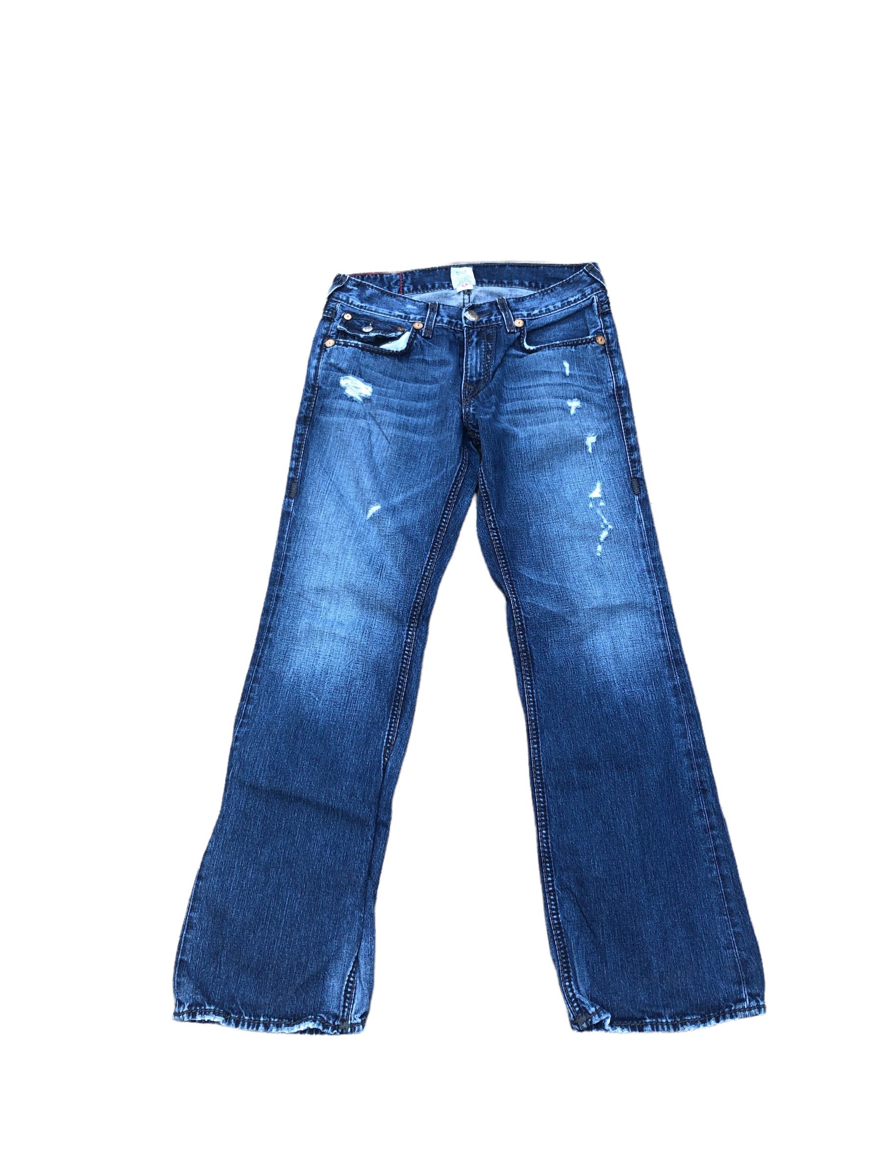 True Religion × Vintage Vintage True Religion Jeans Size 32 BILLY GIANT BIG T Blue Size US 32 / EU 48 - 4 Thumbnail