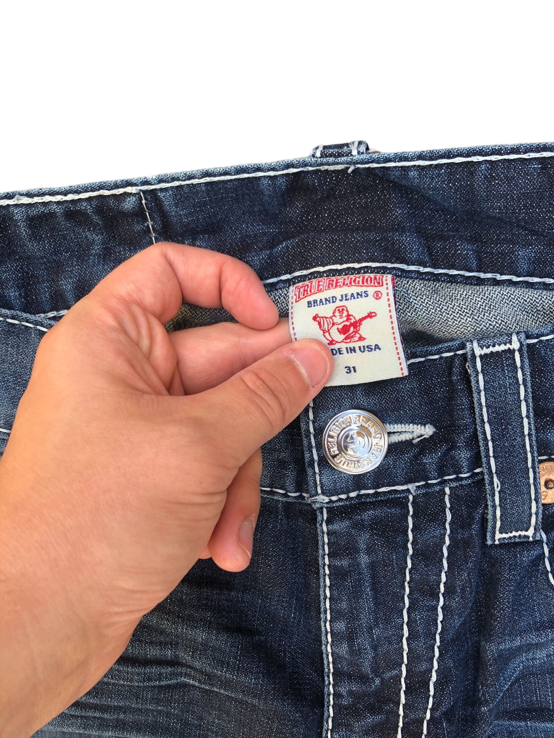 True Religion × Vintage Vintage True Religion Jeans Size 31 BILLY BIG T Blue Size US 31 - 5 Thumbnail