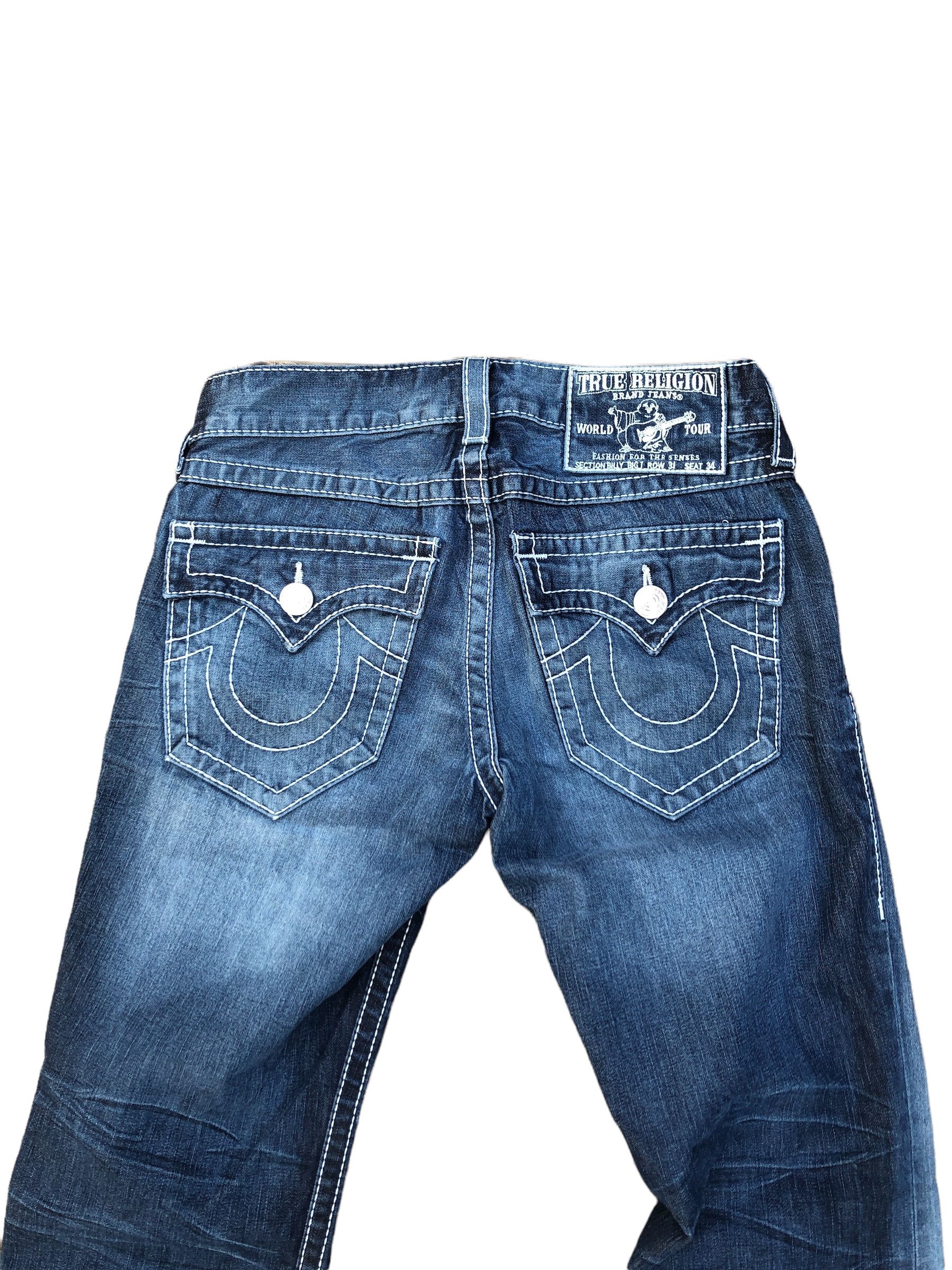 True Religion × Vintage Vintage True Religion Jeans Size 31 BILLY BIG T Blue Size US 31 - 2 Thumbnail