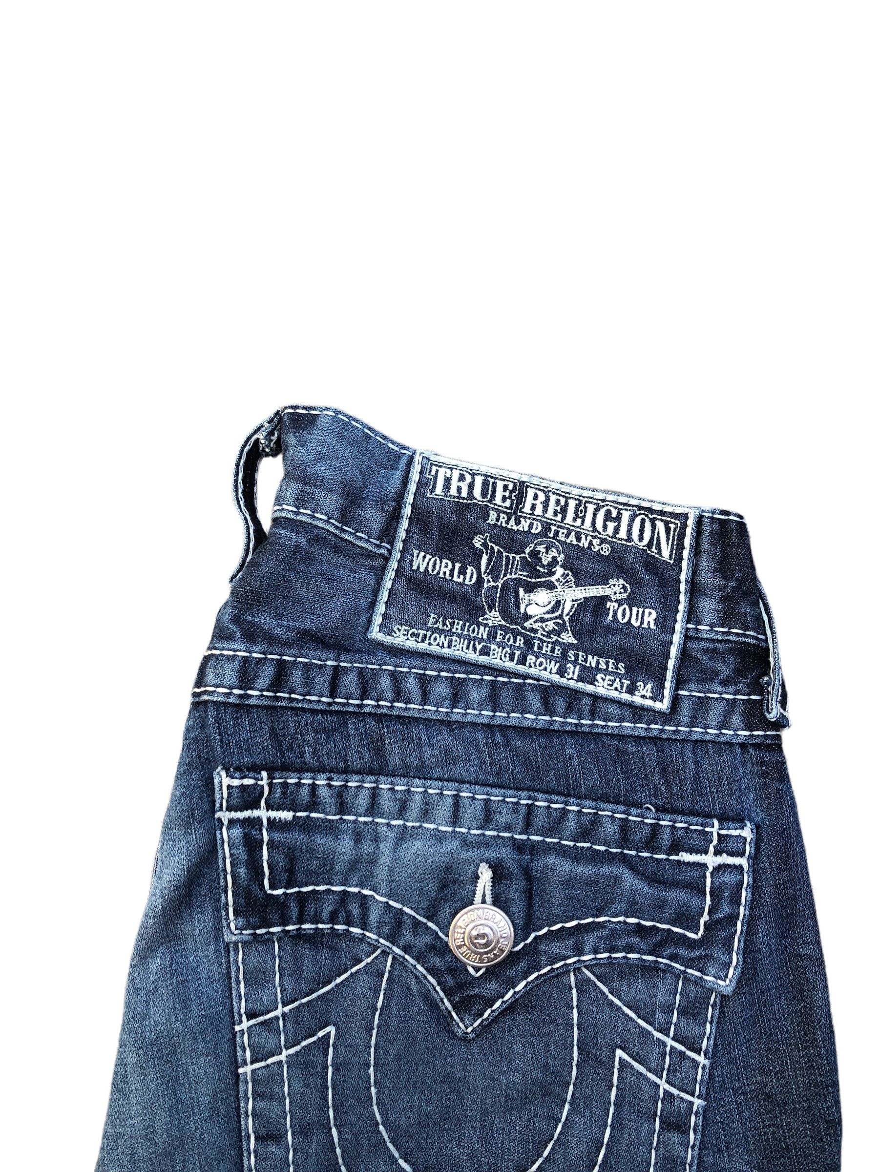 True Religion × Vintage Vintage True Religion Jeans Size 31 BILLY BIG T Blue Size US 31 - 7 Thumbnail
