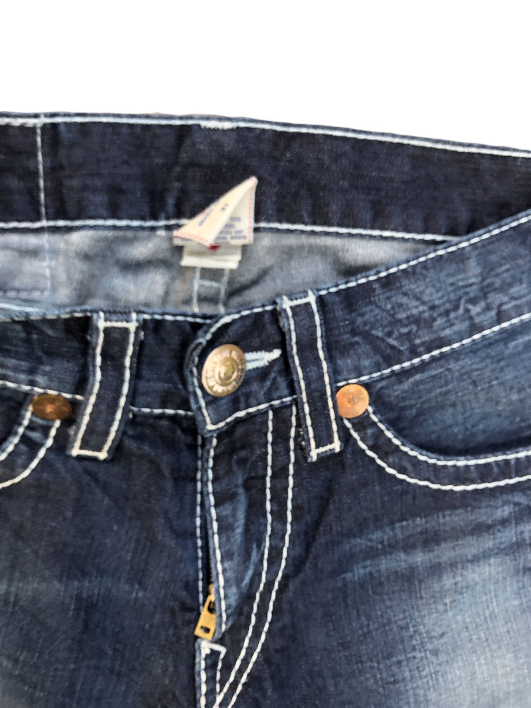 True Religion × Vintage Vintage True Religion Jeans Size 31 RICKY BIG T Blue Size US 31 - 3 Thumbnail