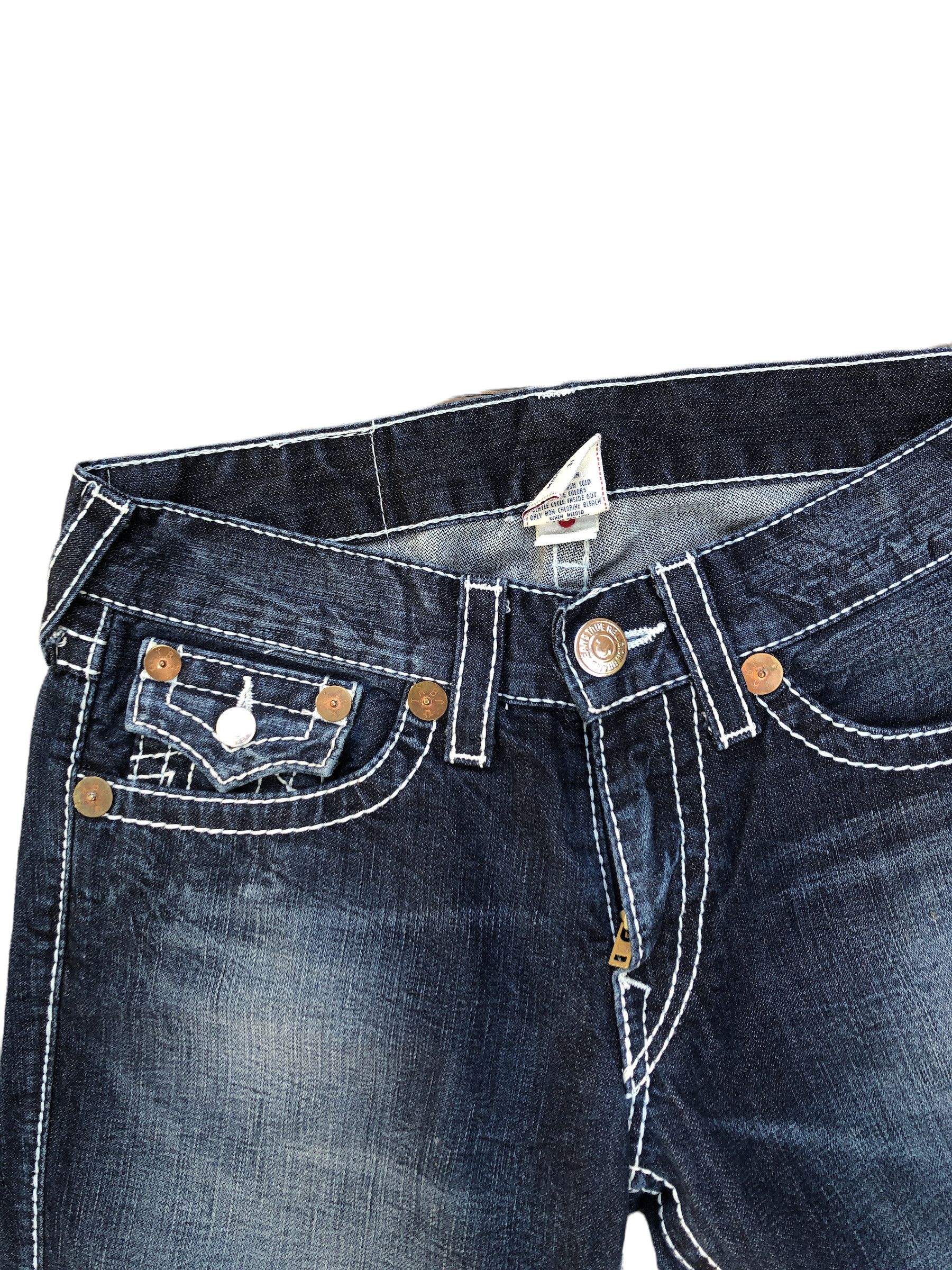 True Religion × Vintage Vintage True Religion Jeans Size 31 RICKY BIG T Blue Size US 31 - 7 Thumbnail