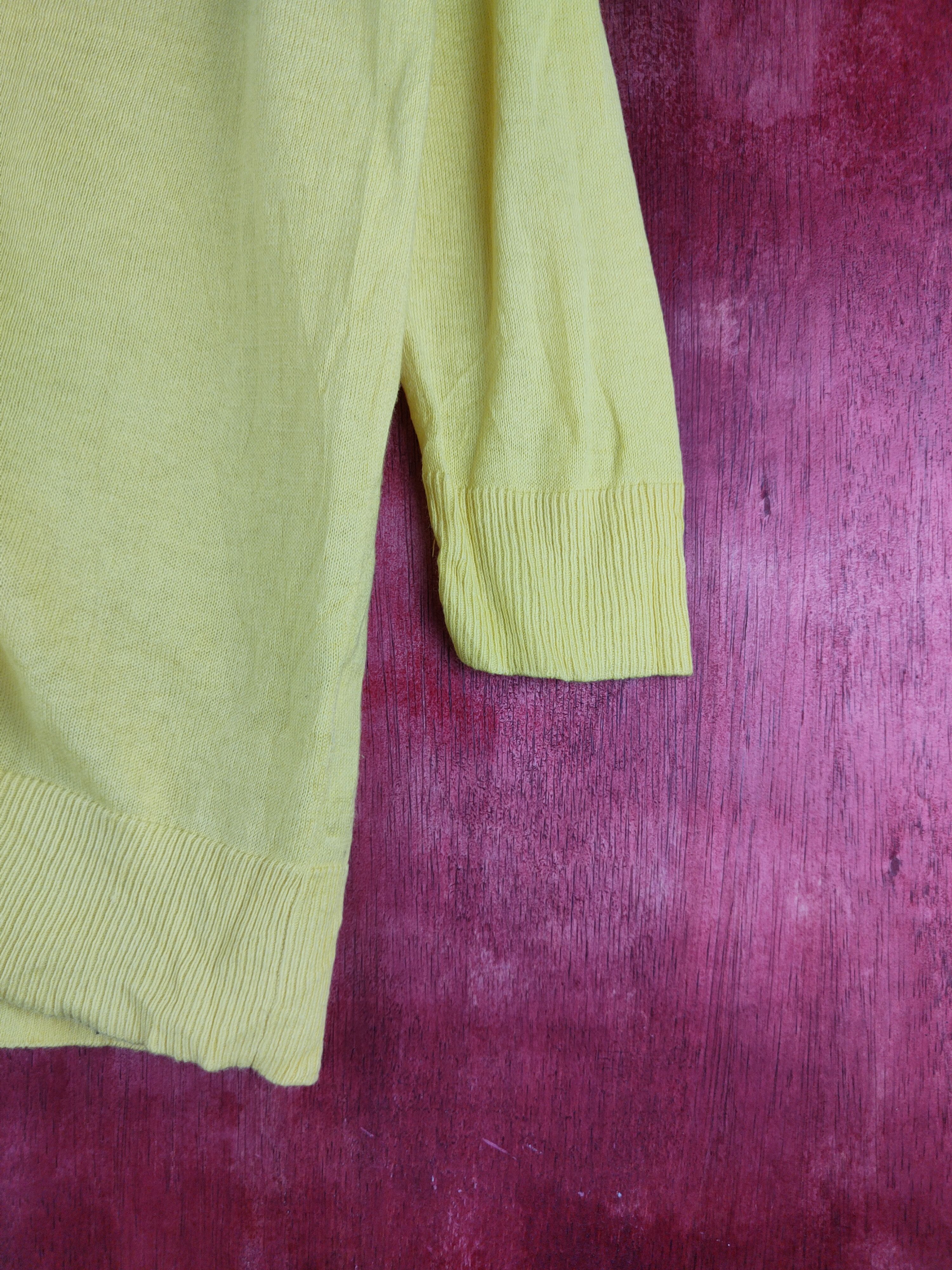 Gap × Homespun Knitwear Gap Yellow Knitwear Cardigan vintage #S1197 Size S / US 4 / IT 40 - 6 Thumbnail