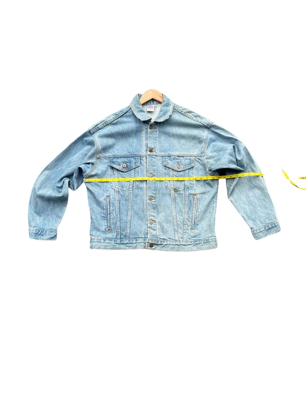 Vintage Vintage Tyca Embossed San Francisco Denim Jacket Size US XL / EU 56 / 4 - 2 Thumbnail