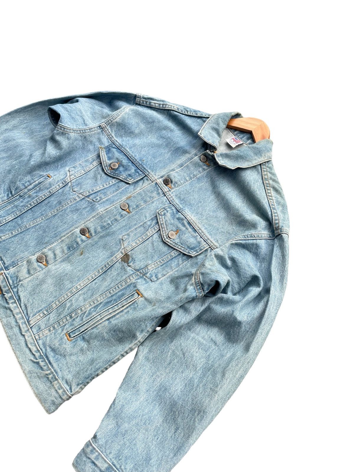 Vintage Vintage Tyca Embossed San Francisco Denim Jacket Size US XL / EU 56 / 4 - 5 Thumbnail