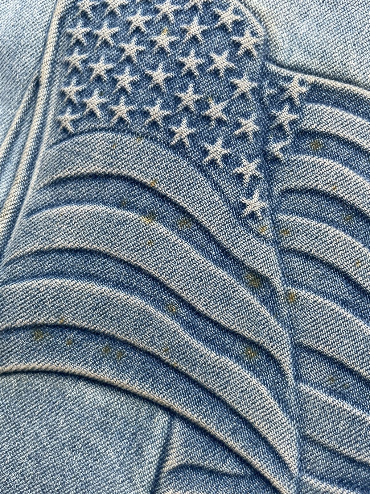 Vintage Vintage Tyca Embossed San Francisco Denim Jacket Size US XL / EU 56 / 4 - 10 Thumbnail