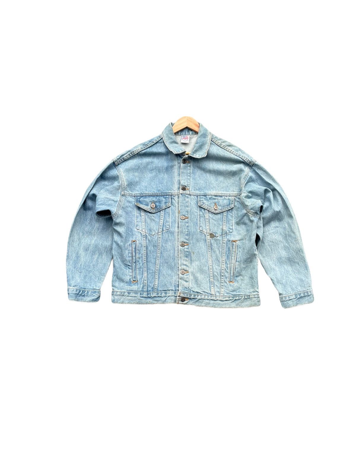 Vintage Vintage Tyca Embossed San Francisco Denim Jacket Size US XL / EU 56 / 4 - 4 Thumbnail