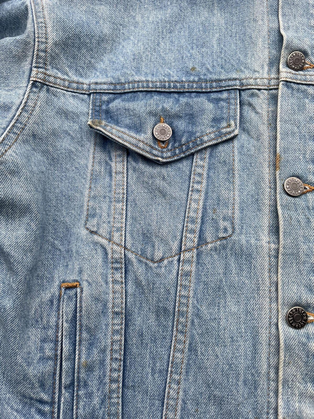 Vintage Vintage Tyca Embossed San Francisco Denim Jacket Size US XL / EU 56 / 4 - 15 Thumbnail