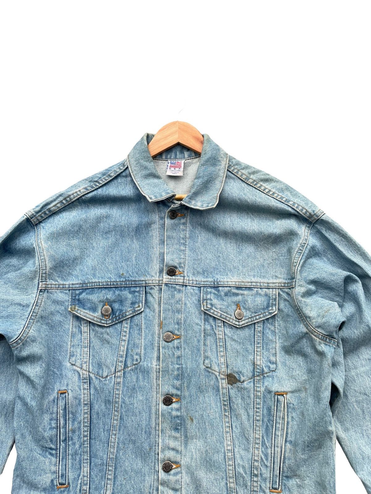 Vintage Vintage Tyca Embossed San Francisco Denim Jacket Size US XL / EU 56 / 4 - 6 Thumbnail