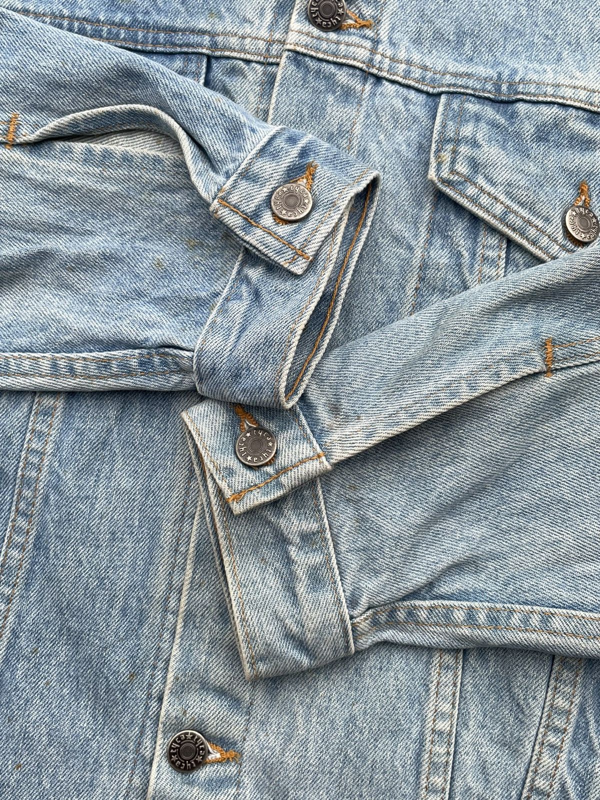 Vintage Vintage Tyca Embossed San Francisco Denim Jacket Size US XL / EU 56 / 4 - 13 Thumbnail