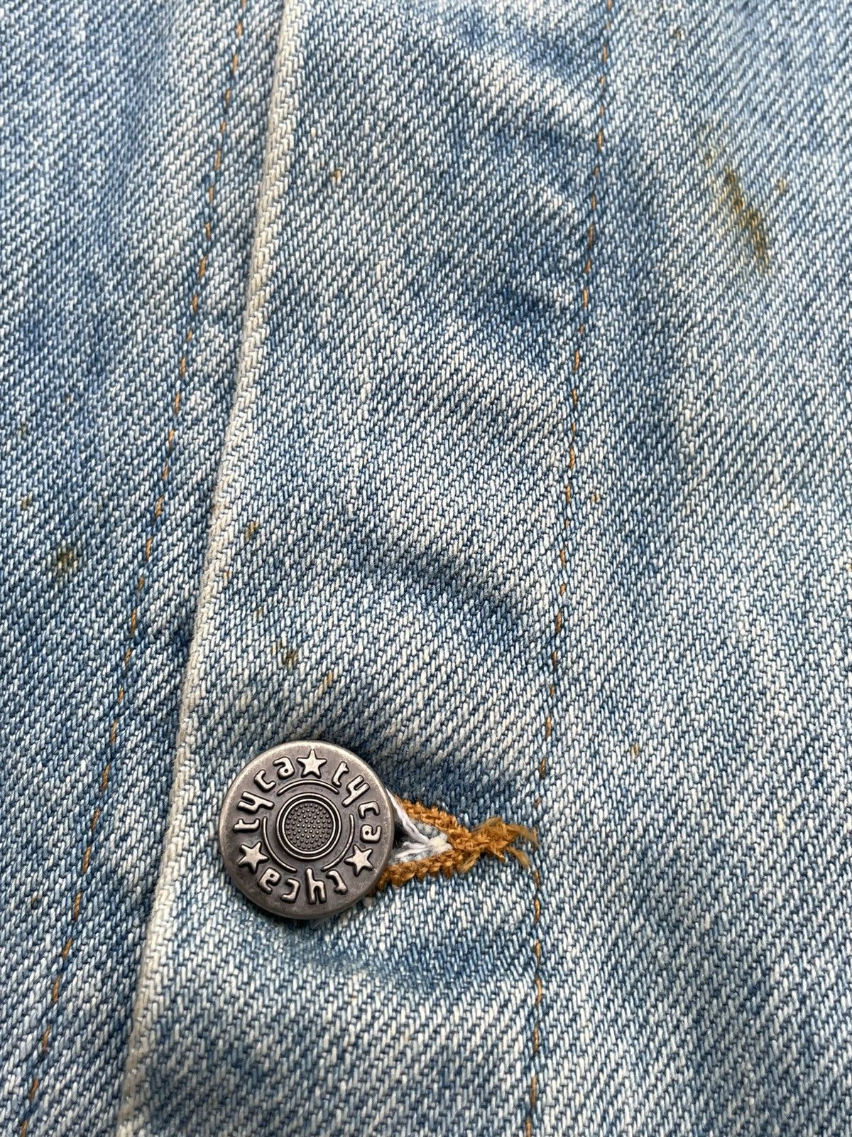 Vintage Vintage Tyca Embossed San Francisco Denim Jacket Size US XL / EU 56 / 4 - 14 Thumbnail