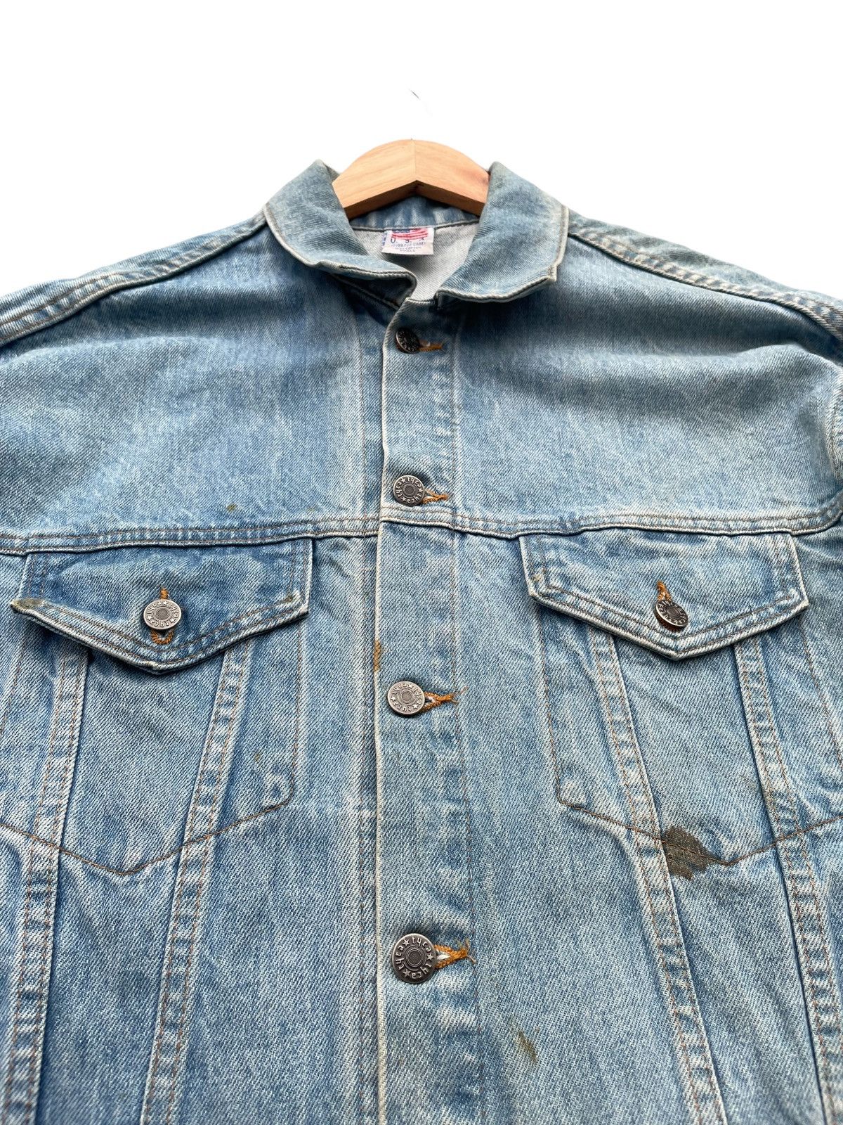 Vintage Vintage Tyca Embossed San Francisco Denim Jacket Size US XL / EU 56 / 4 - 7 Thumbnail