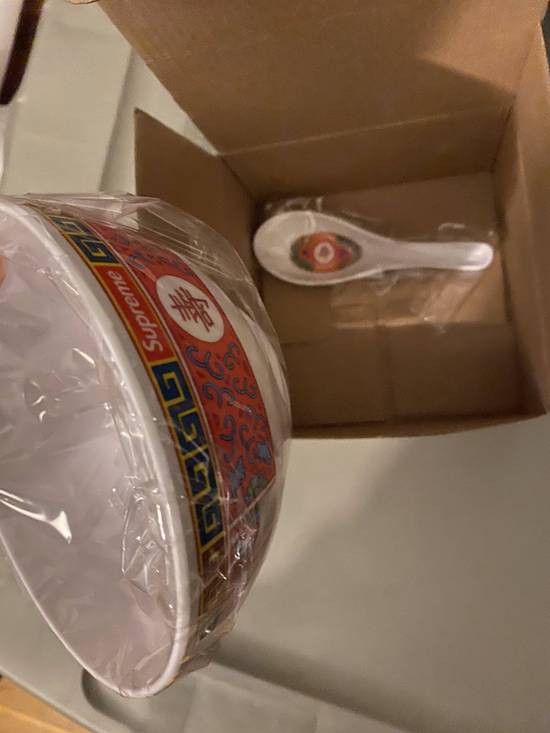 Supreme Longevity Soup Set Bowl and Spoon FW16 Size ONE SIZE - 5 Thumbnail