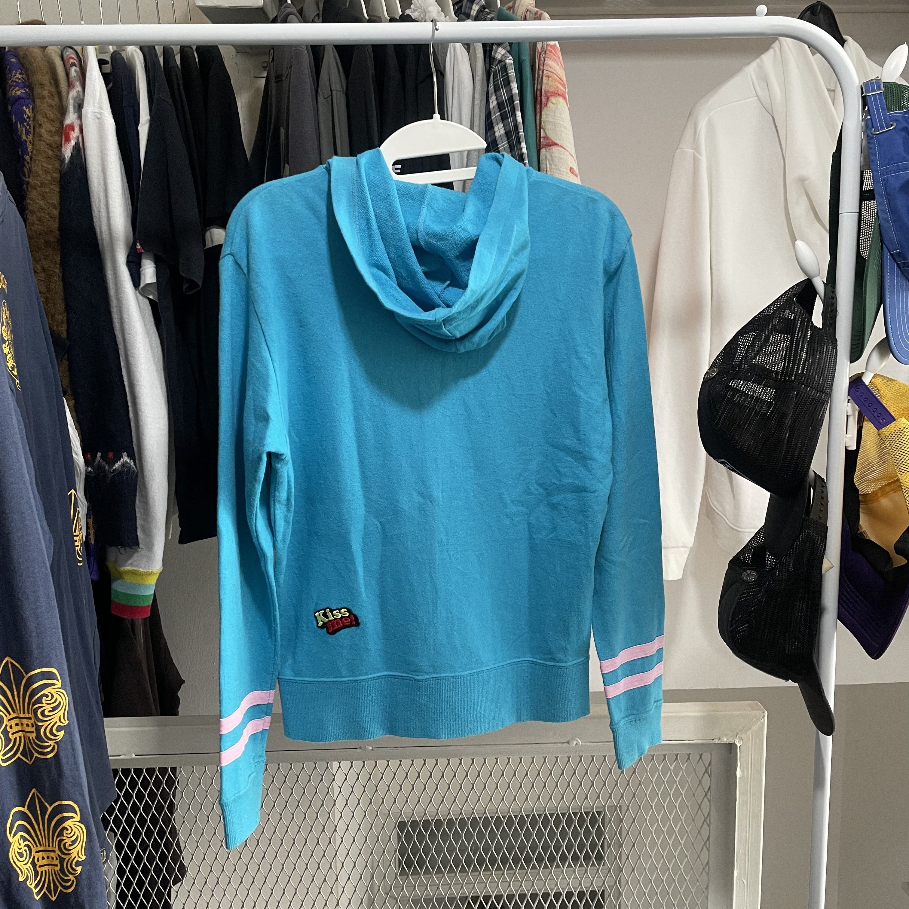 Japanese Brand Angel Blue Zip Up Hoodie Size US S / EU 44-46 / 1 - 2 Thumbnail