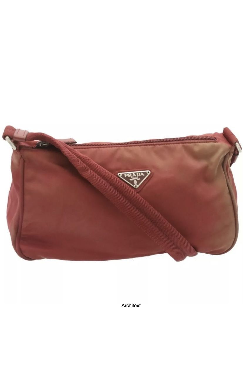 Prada Crossbody Bag in Red, Men's
